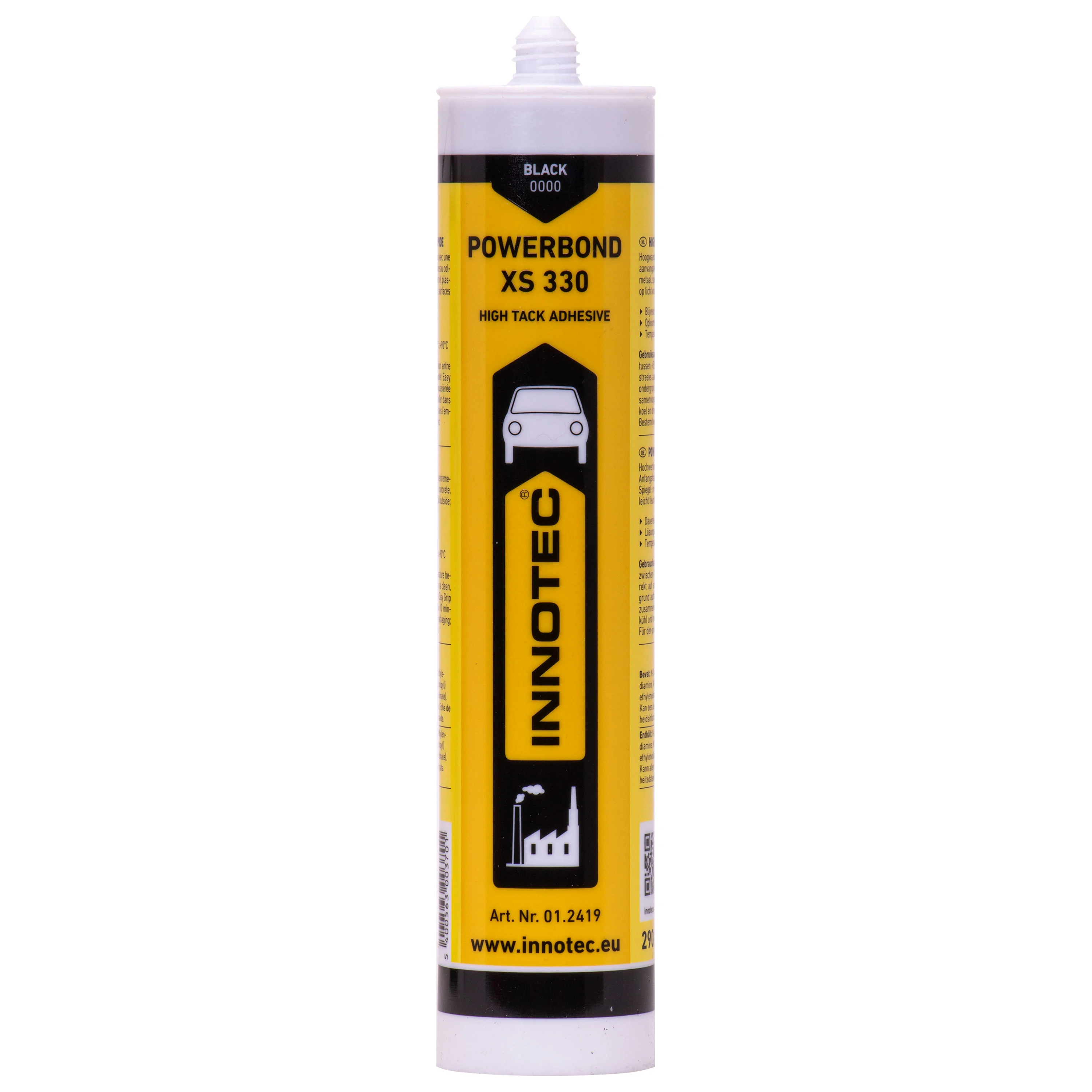 Greamachán dubh 290ml, Greamachán XS, mais greamaitheach