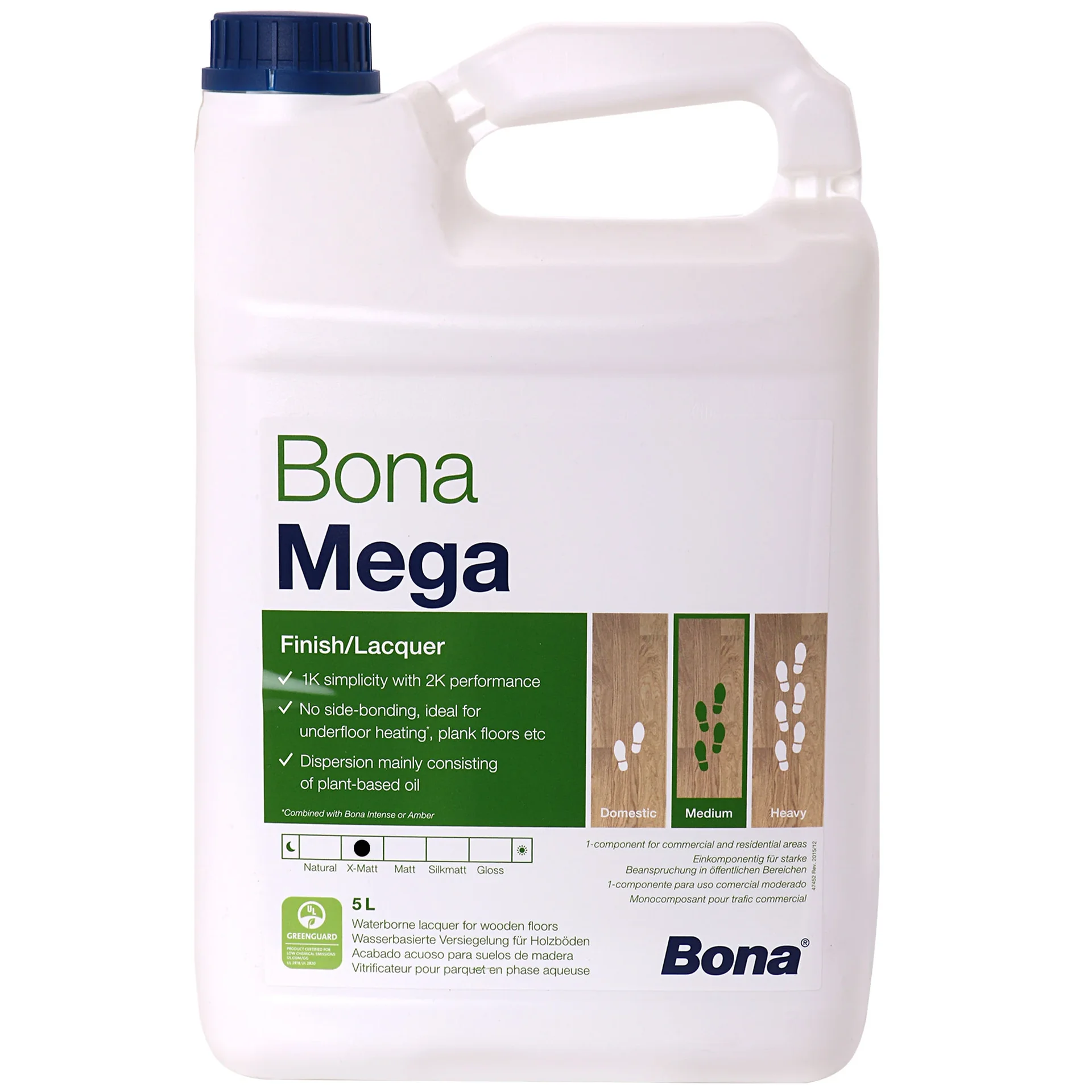 "Vearnais páircéad, lacca páircéad mata, mata breise, 5 lítear image"