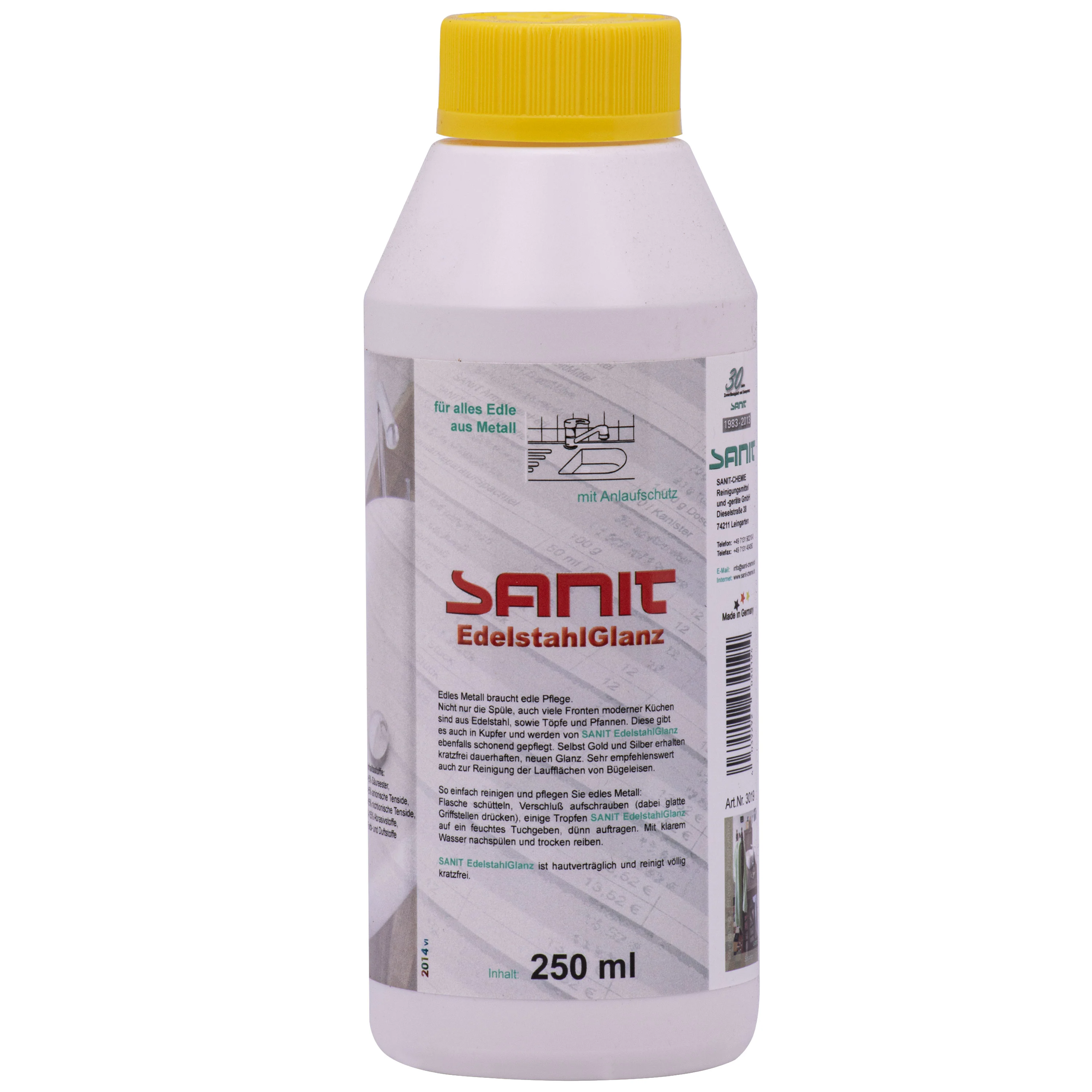 Glanadh cruach dhosmálta, Glanadh cruach, Glanadh miotail, 250 ml