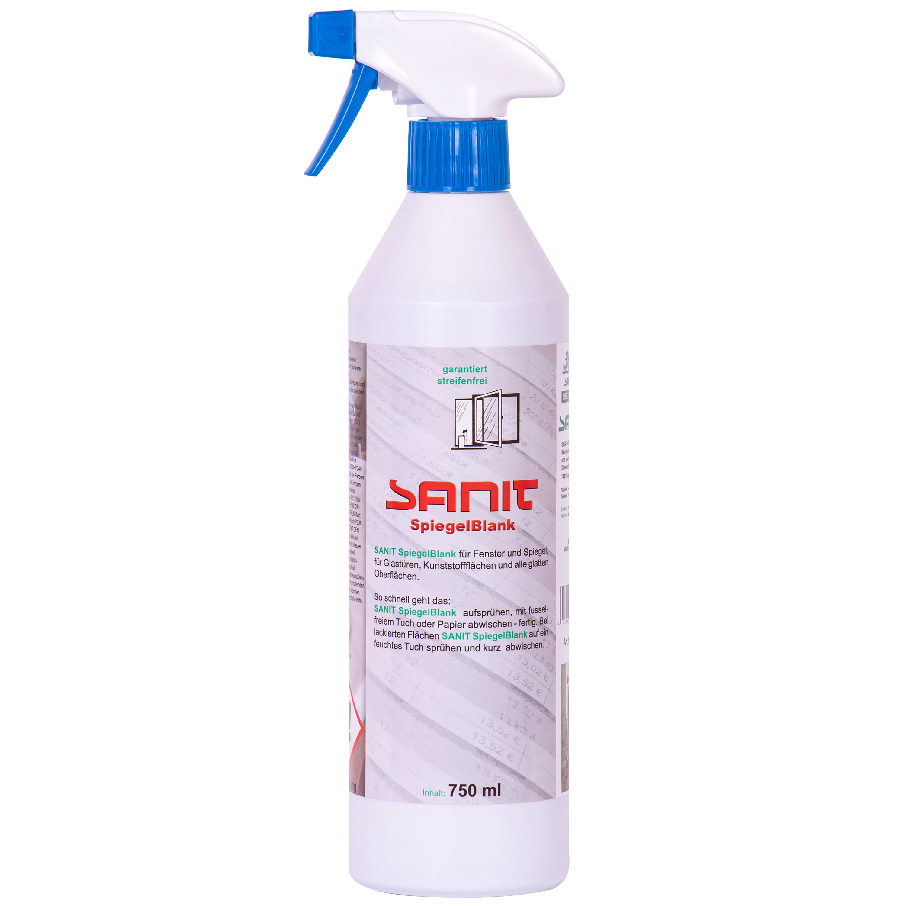 Glanadh scátháin, Spraeire scátháin, Glanadh scátháin seomra folctha, 750 ml
