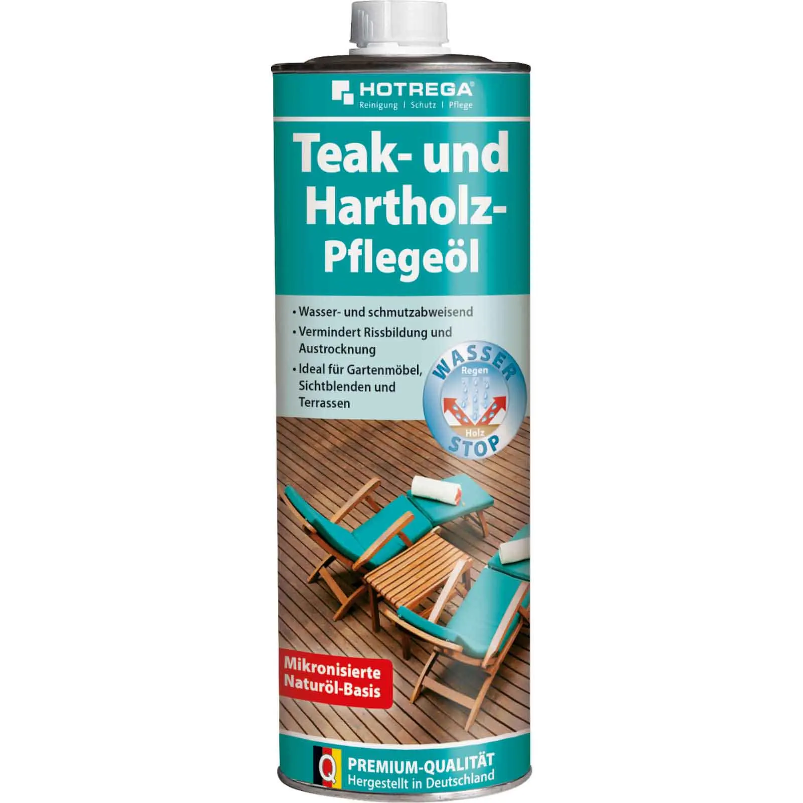 Ola Teak 1 L, Ola adhmaid crua, Cúram teak