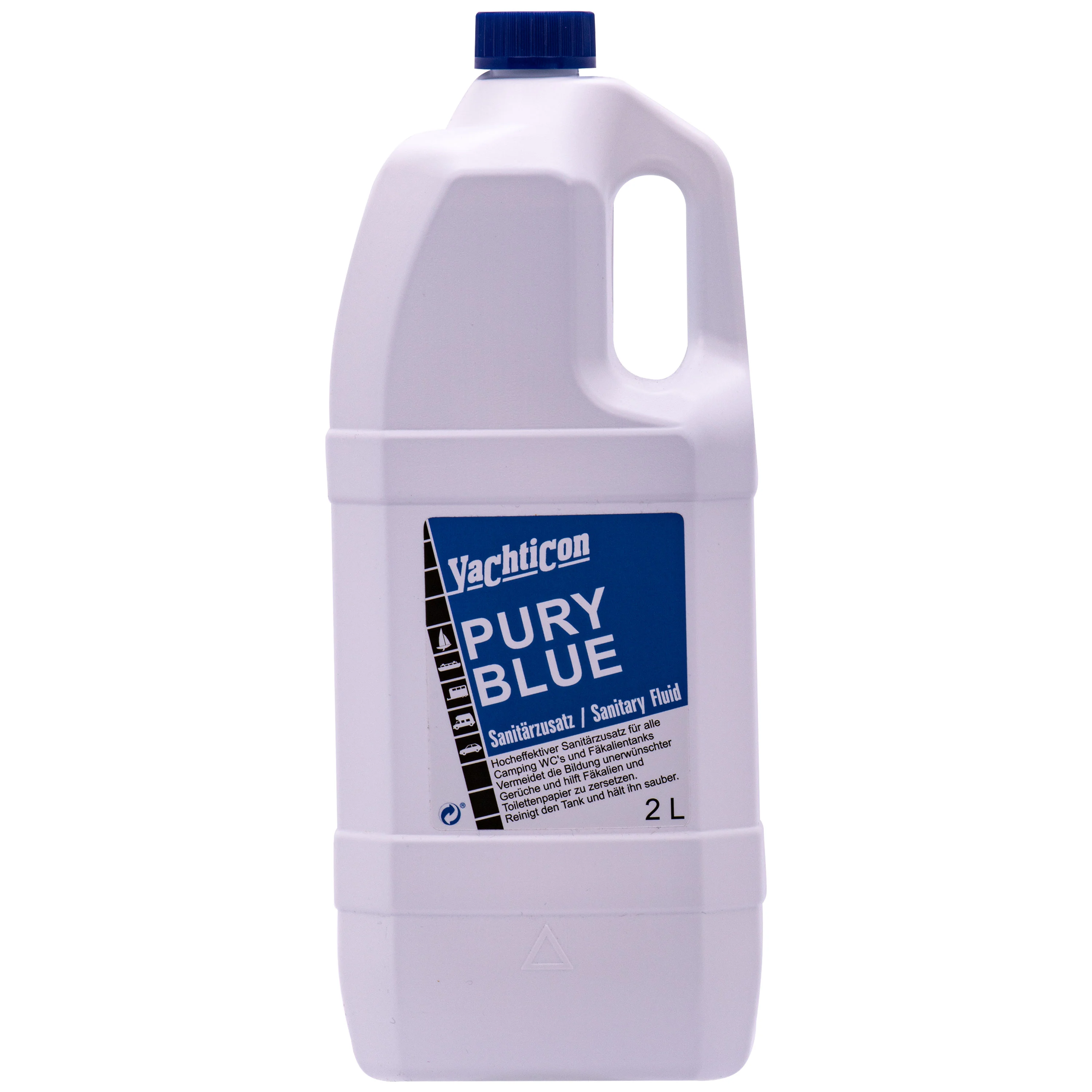 Leacht sláintíochta 2 Liter, Leacht gorm leithris, Sláinteachas leithris