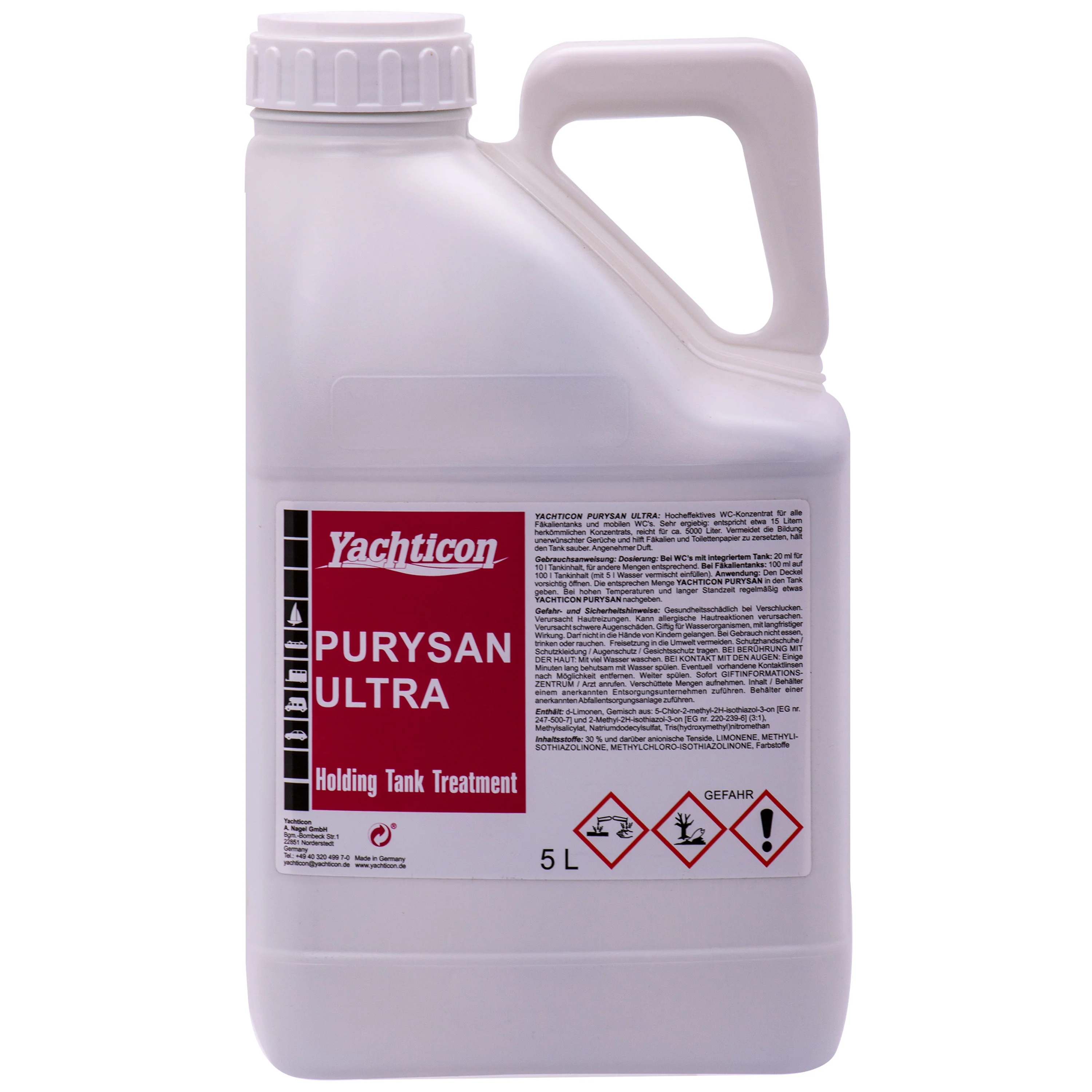 Glanadh leithris, Purysan Ultra 5 Liter, Leacht leithris