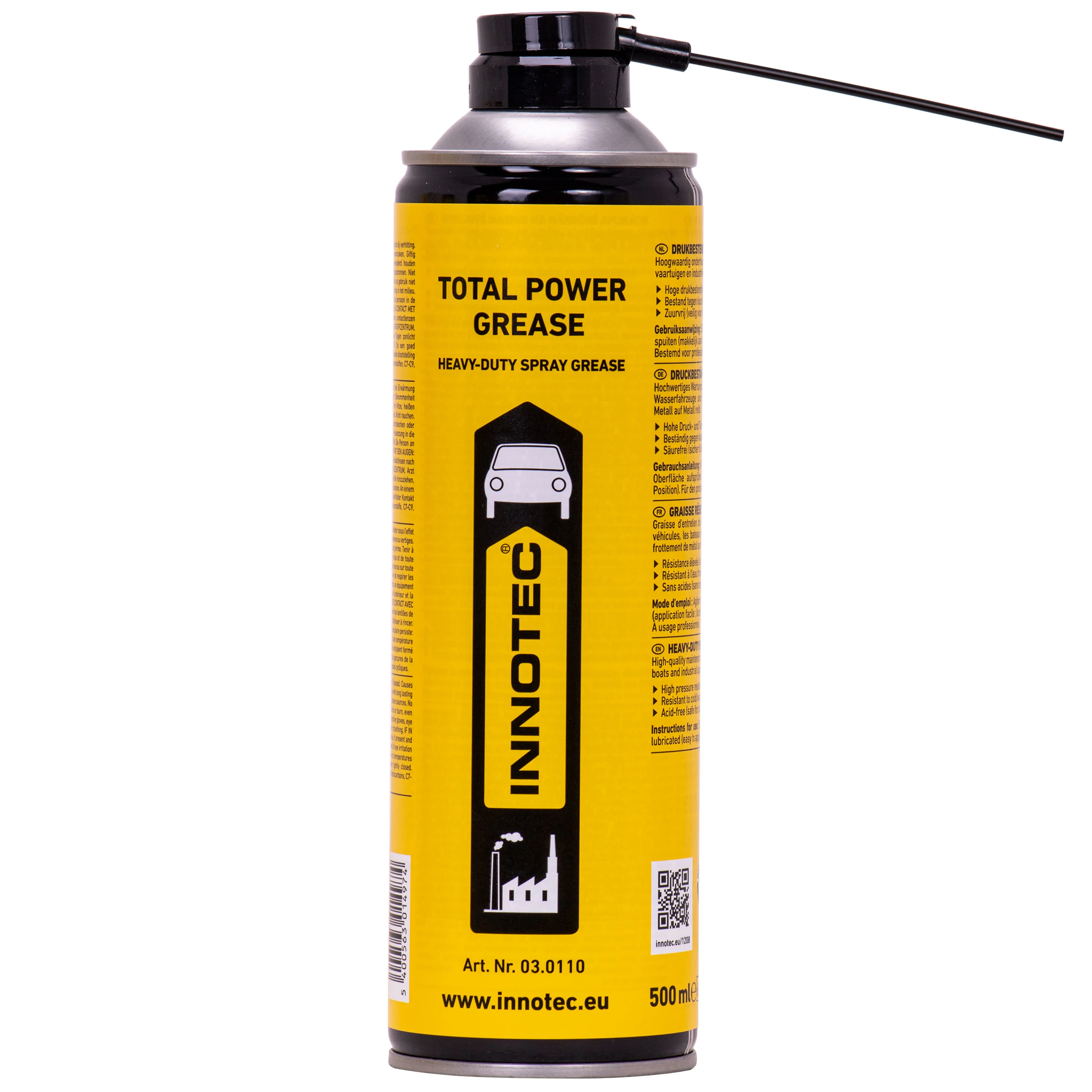 Gréisc Cumhachta Iomlán, Gréisc Spraeála, Gréisc 500ml, Gréisc Tionsclaíoch