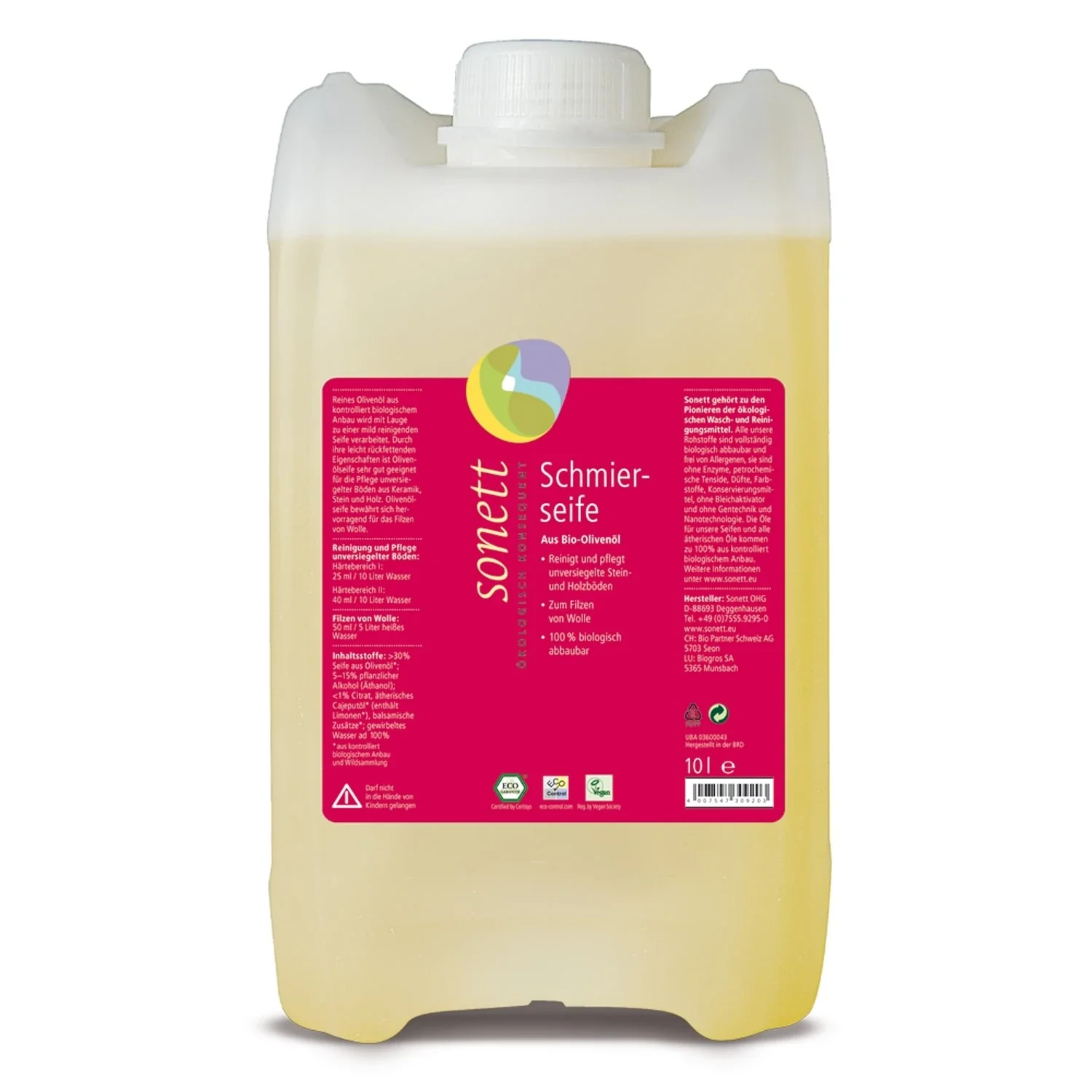 "Gallún bog 10 Liter, gallún níocháin, glantóir uilíoch image"