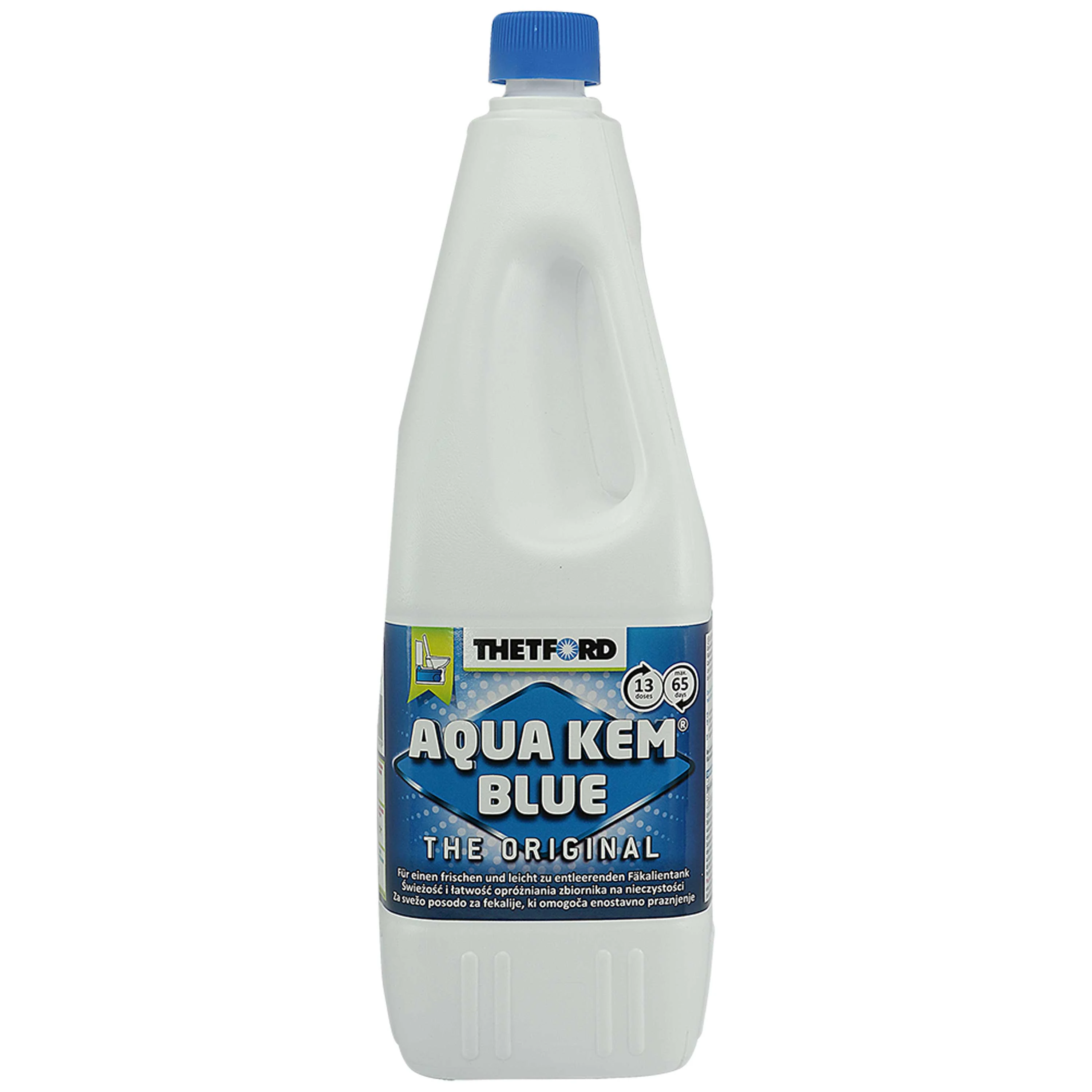 Leithreas glantóir, Leacht leithris, Ceimiceáin leithris, Glantóir leithris campála, 2 Liter
