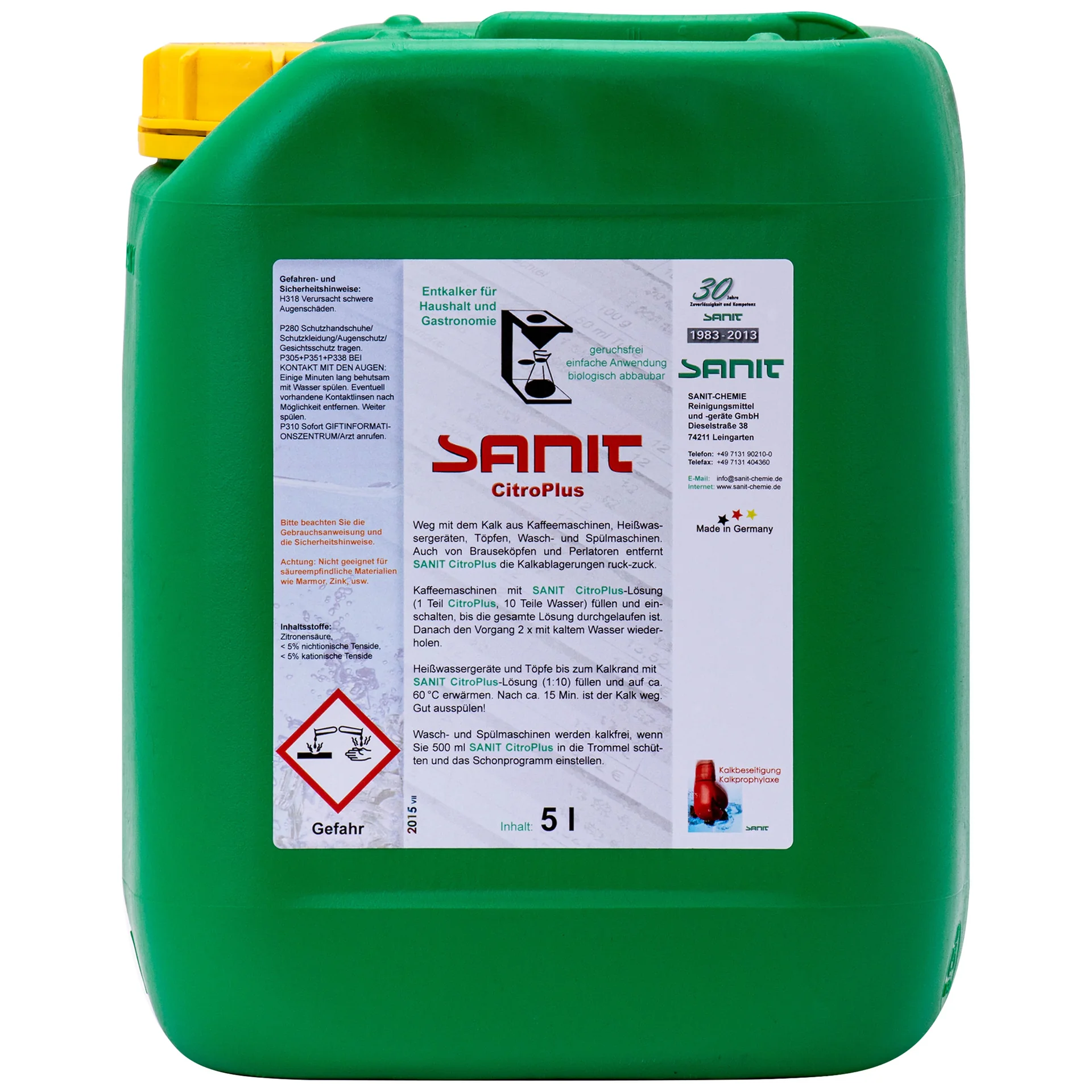 "Glantóir aolchloiche 5 Lítear, Díscálaí, Glantóir citris image"