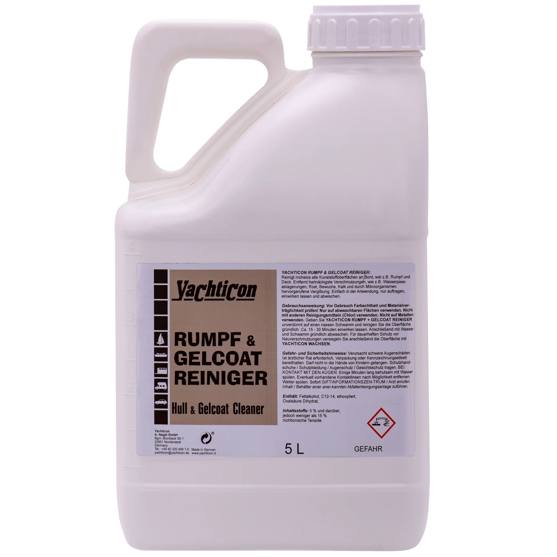 "Glanadh Rinn agus Gelcoat 5 Lítear, Glanadh Rinn Bád, Glanadh Bád image"