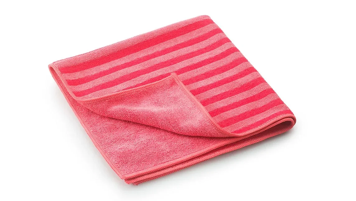 "Éadach glantacháin, 40 x 40cm, dearg, Pacáiste 10 n-éadach, Tuáille glantacháin image"