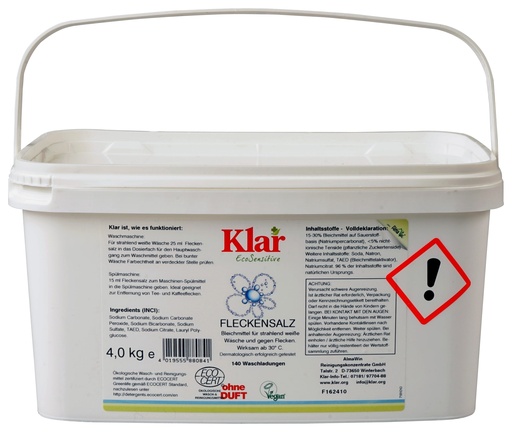 "Salann stain 4kg, Bainteoir stain gan cumhrán, Salann stain nádúrtha, Glanadh stain nádúrtha image"