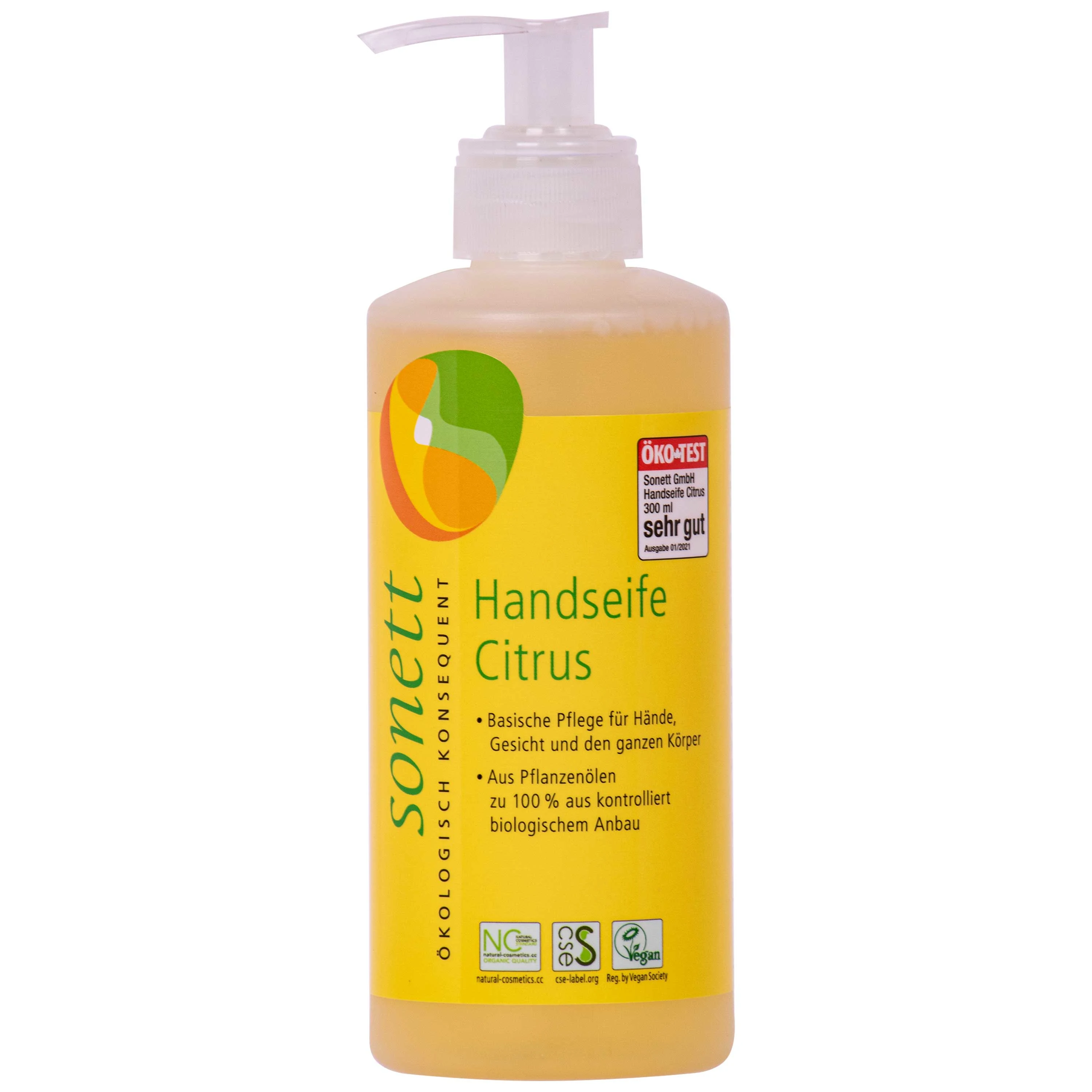Gallúnach láimhe citris, 300ml Spraeire gallúnaí láimhe, Gallúnach láimhe orgánach