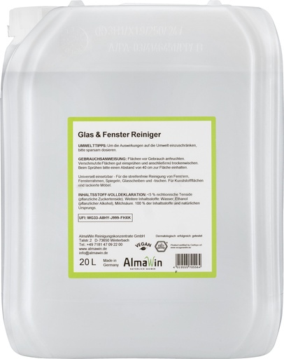 "Glanadh fuinneog 20 Liter, Glanadh gloine, Glanadh tí image"