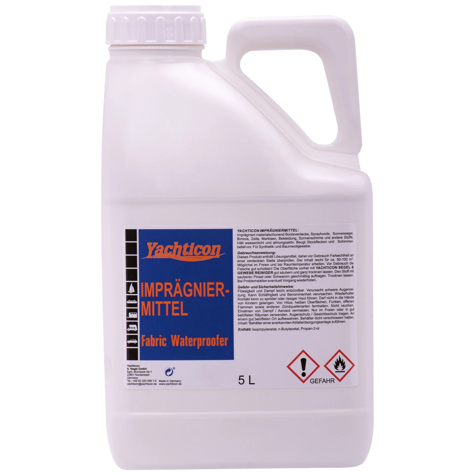 "Uiscedhíonta 5 lítear, Impregnú báid, Cosaint uisce báid image"