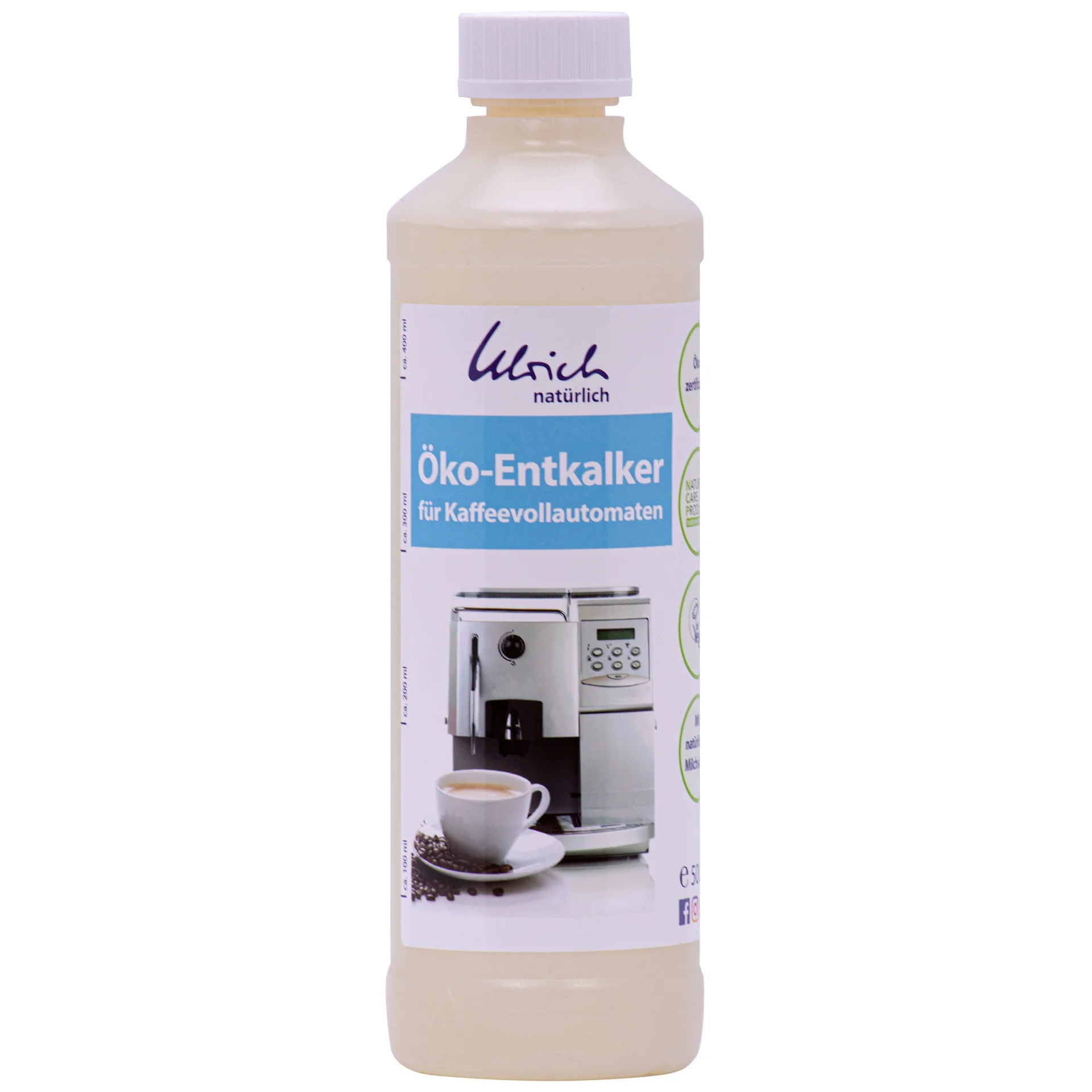 "Díscálaitheoir caife, Díscálaitheoir nádúrtha, 500 ml, Glanadh meaisín caife image"