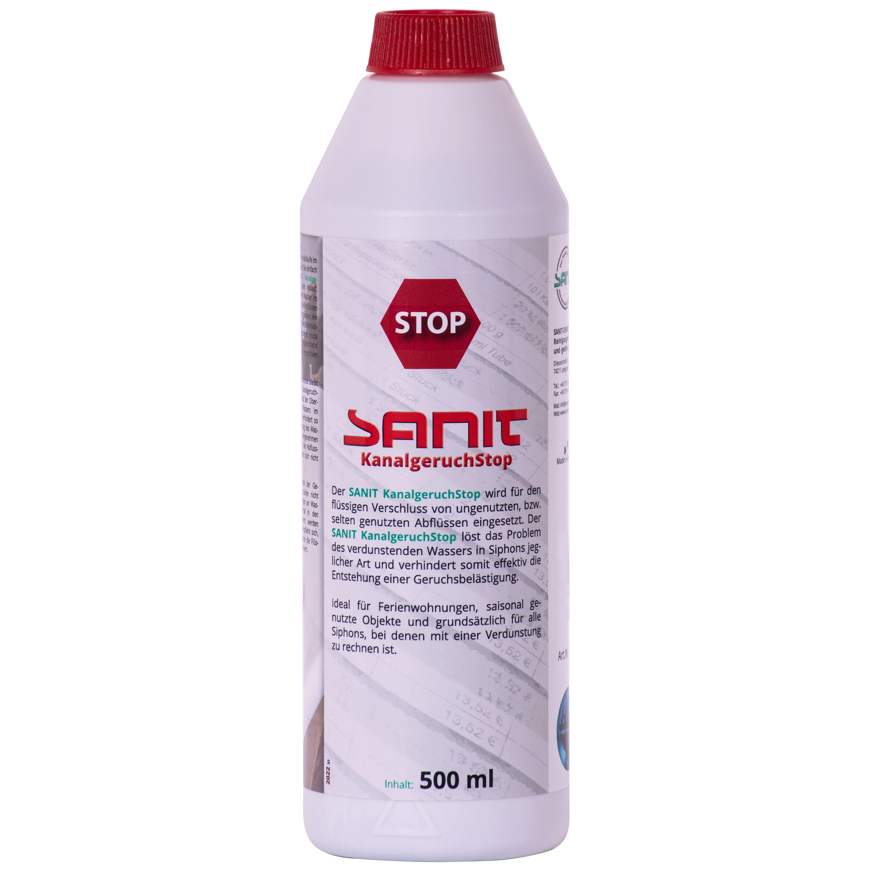 Stop Boladh Séarachais, Deireadh le Boladh Séarachais, Glanadh Séarachais, 500 ml