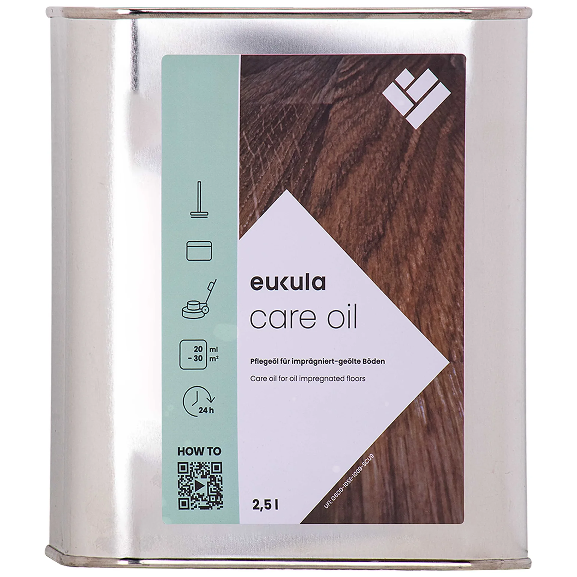 "Ola cúraim adhmaid 2,5 lítear, Ola adhmaid, Cúram urláir adhmaid image"