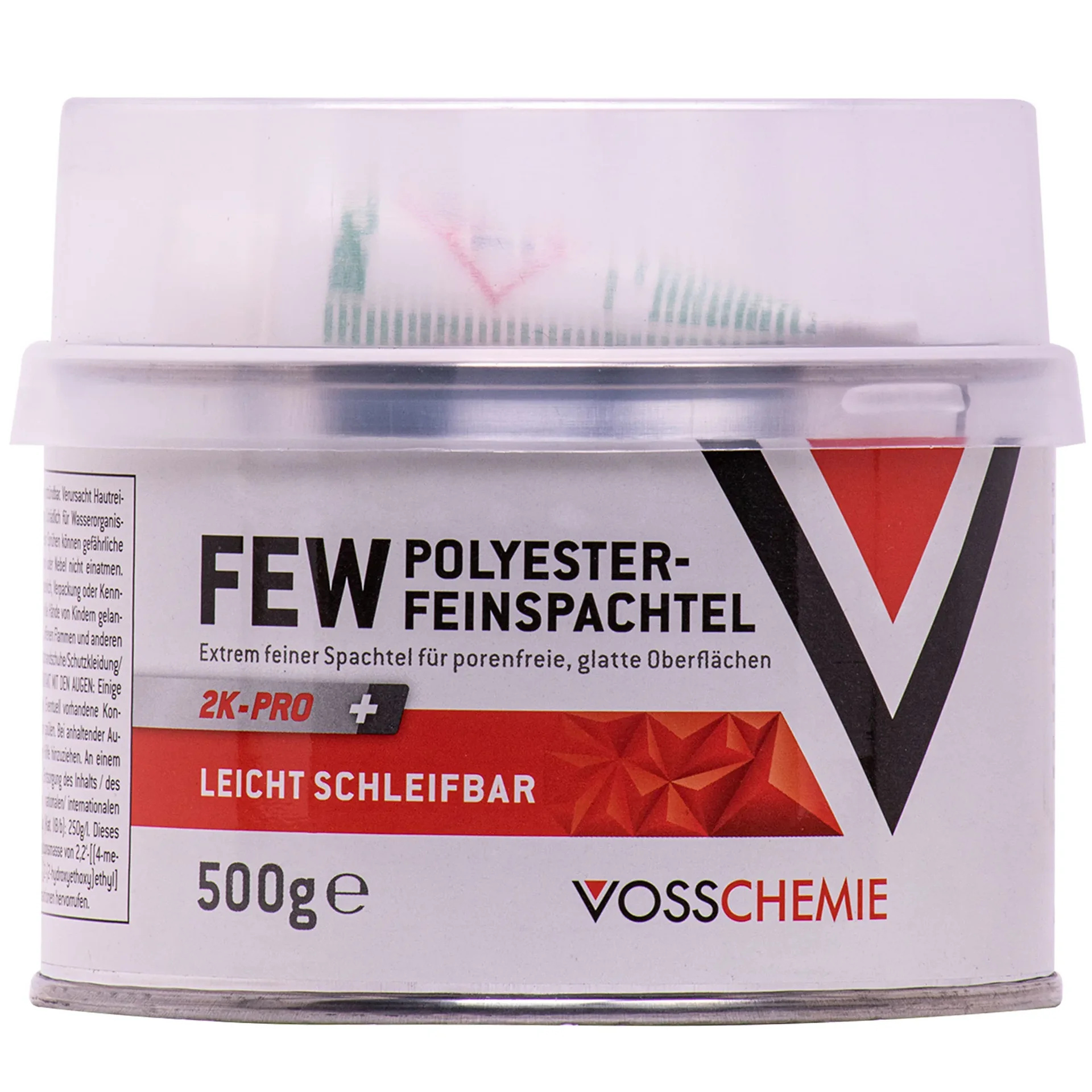 "Líontóir polaiméire 2K, spackle mín, spackle poliester 500g image"