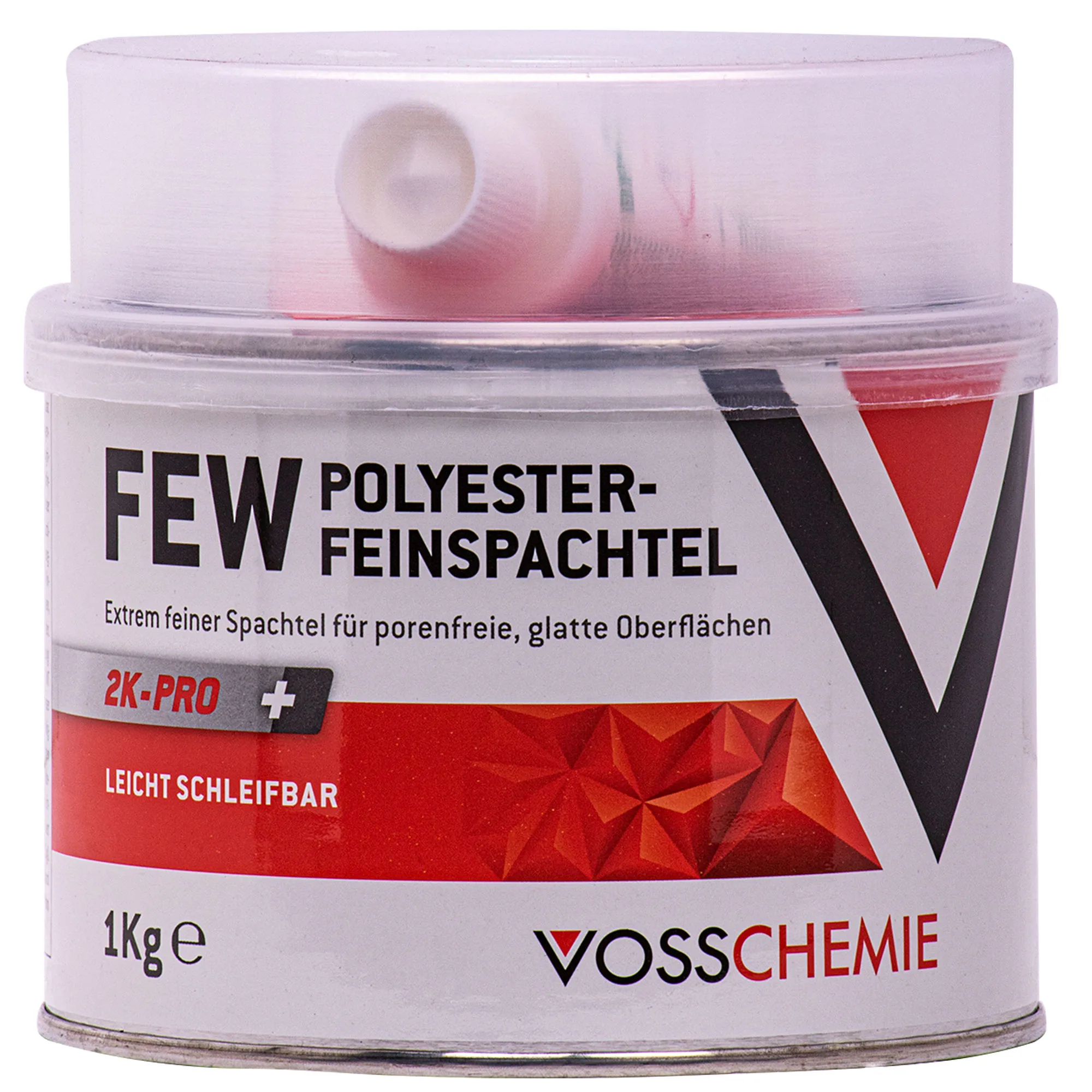 Filler Polaisiúir 2-Chomhpháirt, Líontóir Polyester 1kg, Líontóir Mín, Líontóir Carranna 2K