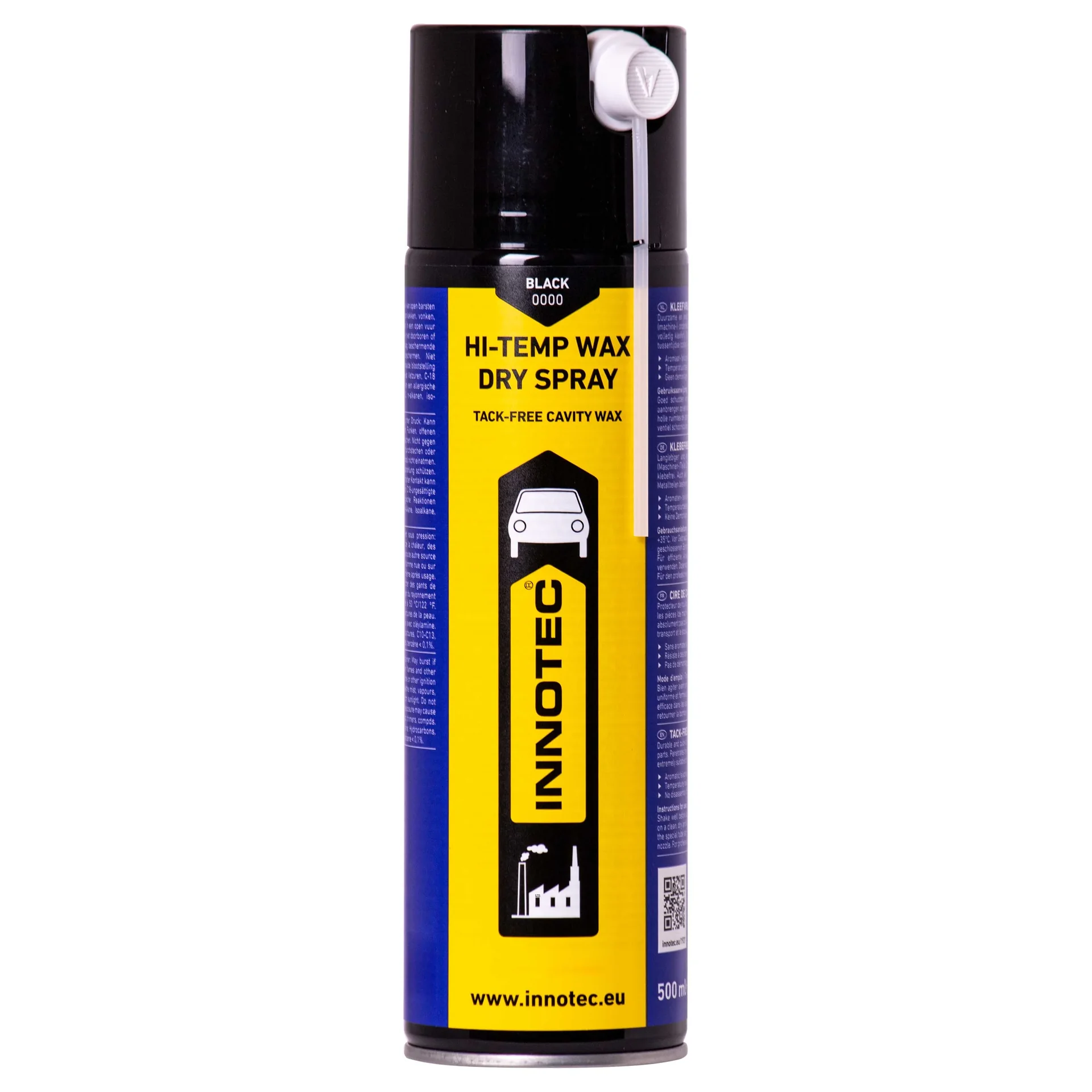 "Céir ardteochta, Sprae céir tirim, Sprae ardteochta, Sprae 500 ml dubh image"