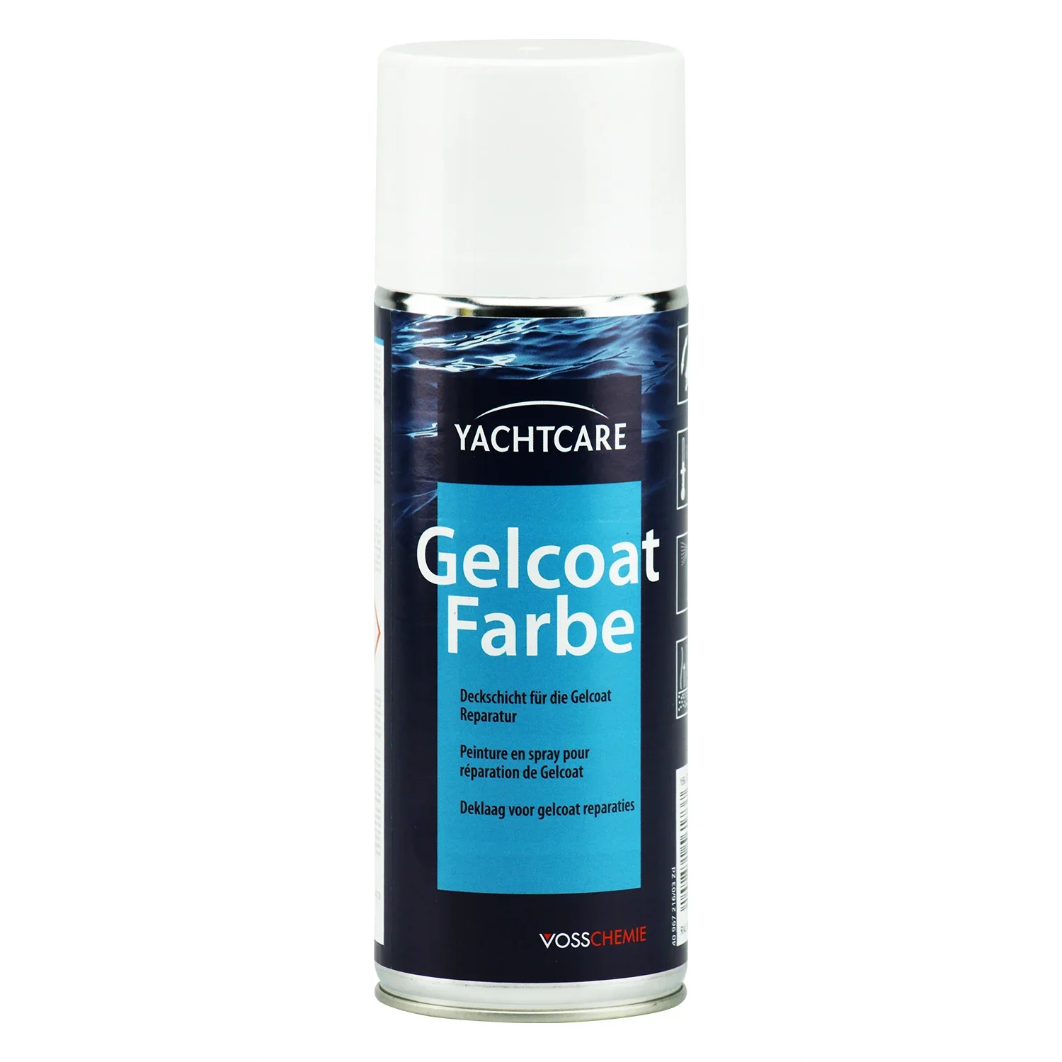 "Péint gealbhán RAL 9010, Sprae gealbháin, Sprae péinte bán, 400 ml Aerosolspraydose image"
