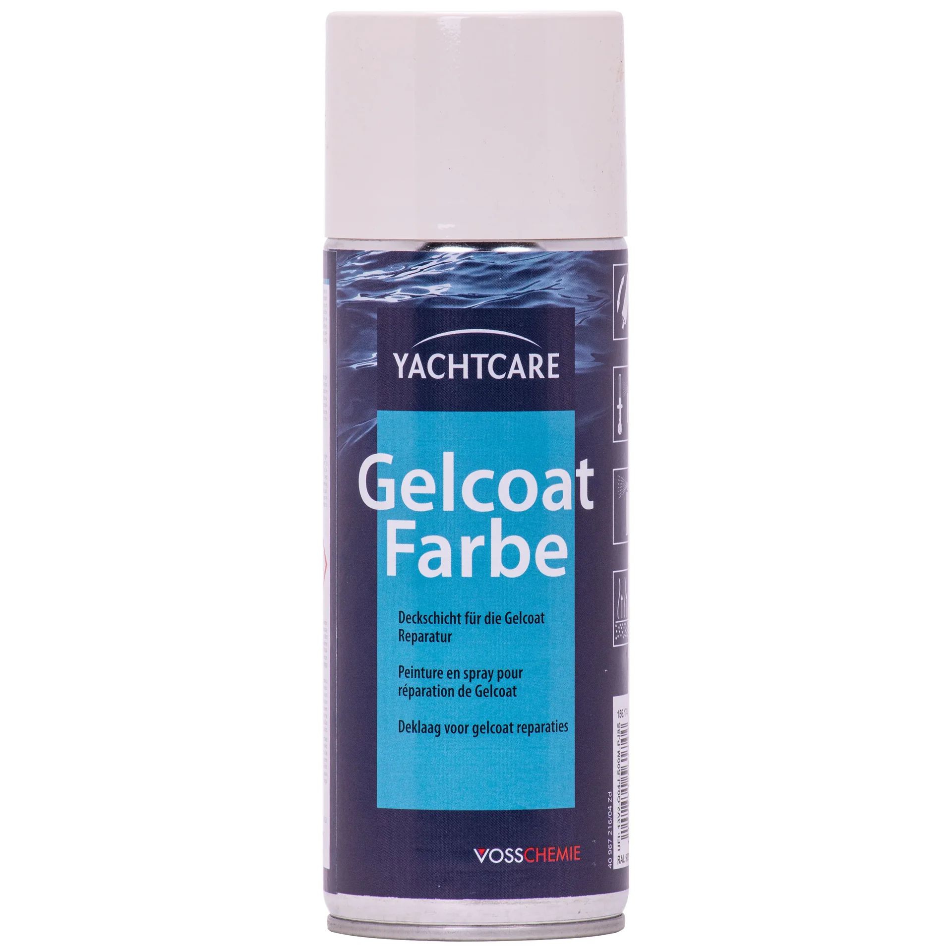 "Péint Gealchóta, Sprae Péinte Gealchóta, RAL 9001 uachtar bán, 400 ml Aerosolspraydose image"