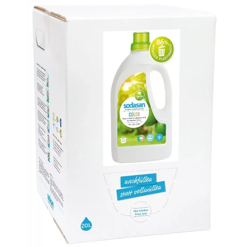 "Glanadh dathanna, Glanadh éadaí daite, Glanadh nádúrtha dathanna, 20 L, Glanadh líoma image"