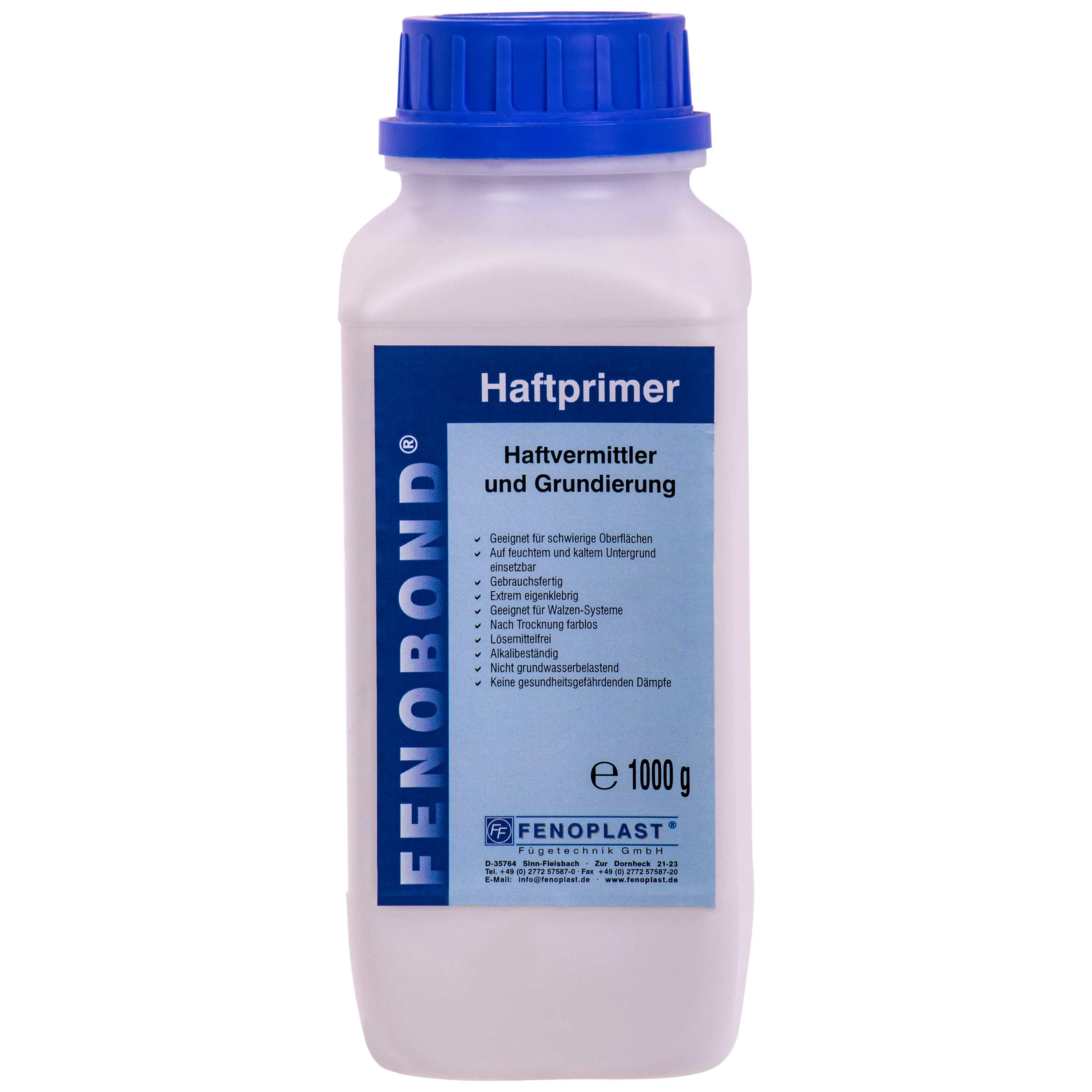 Primer gliú, Primer dromchla, Primer plaisteach, 1000 g PE-Flasche