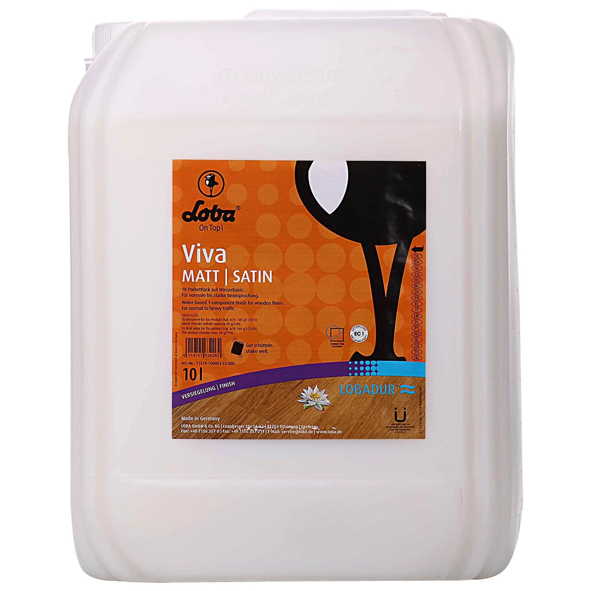 Veinis páircéad, Lacquer 10 Lítear Neamhlonrach 1K, Críochnú páircéad