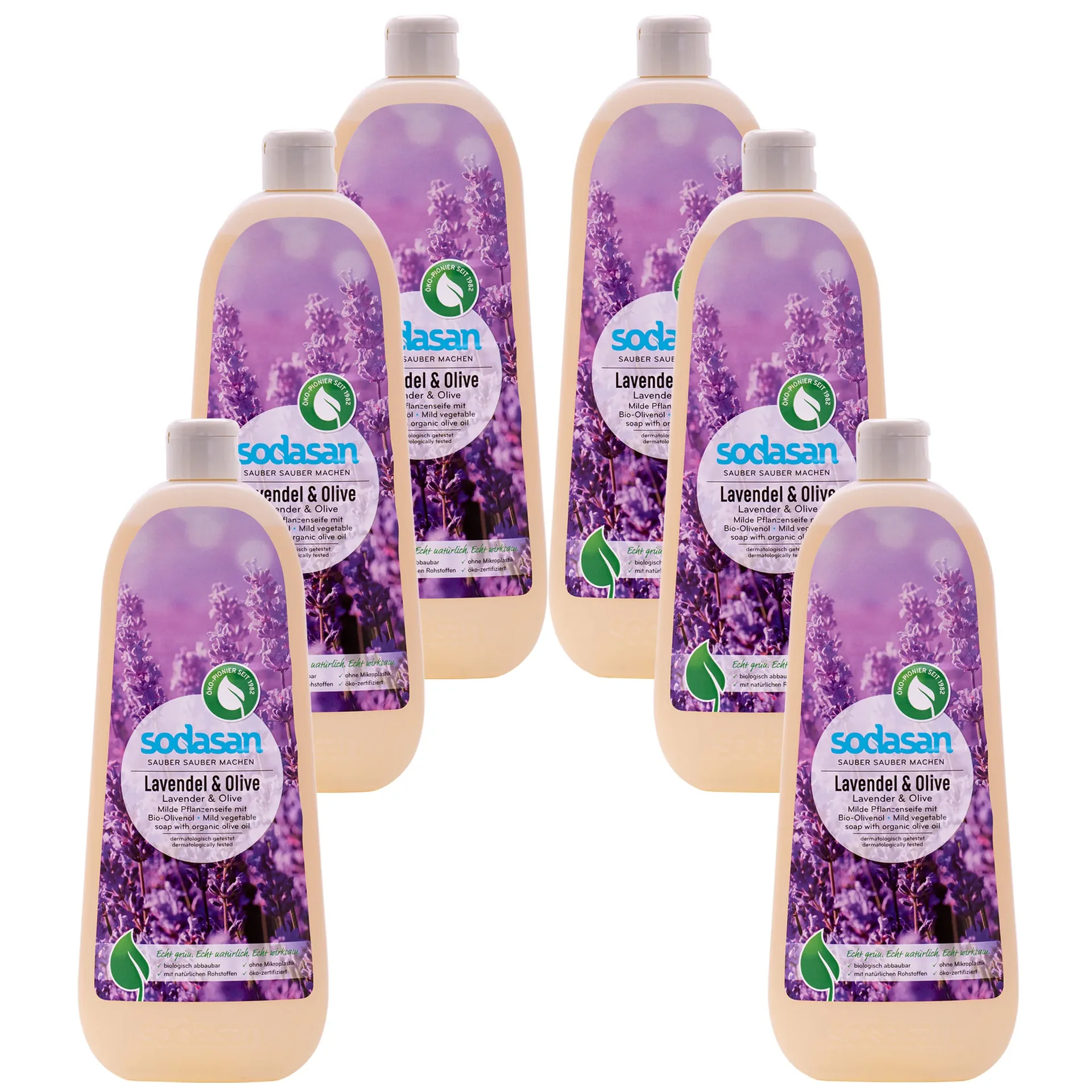 "Gallúnach leachtach lavanda agus olóige, Gallúnach plandaí, 6 x 1 lítear, Gallúnach leachtach nádúrtha image"