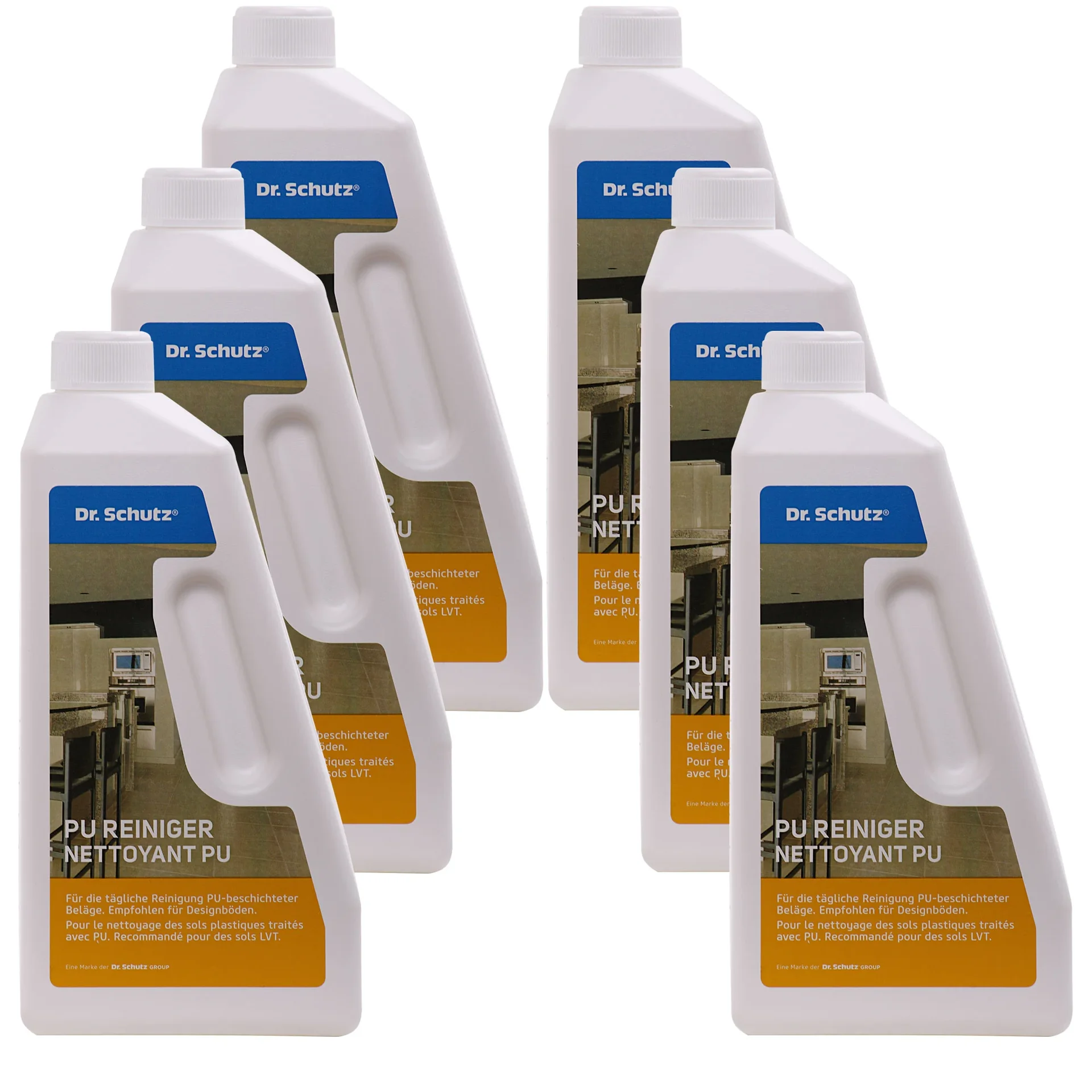 "Glanadh PU, 6 x 750 ml, Glanadh urláir PU, Glanadh domhain PU image"