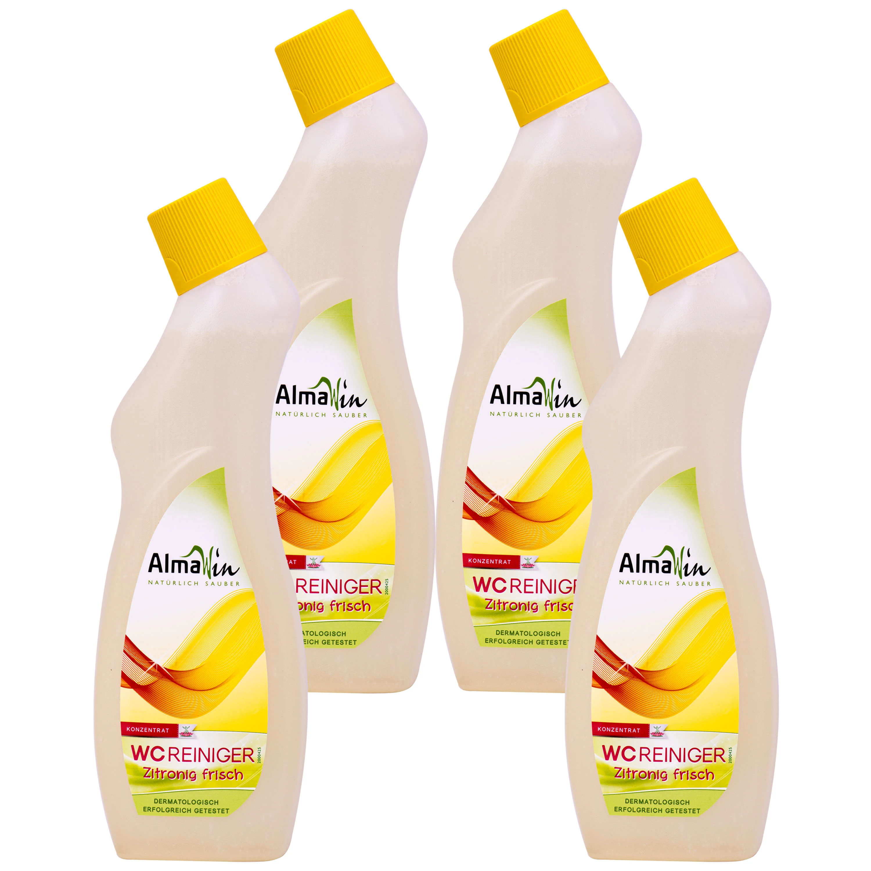 Glanadh leithris, 4 x 750 ml, Glanadh WC boladh líomóide