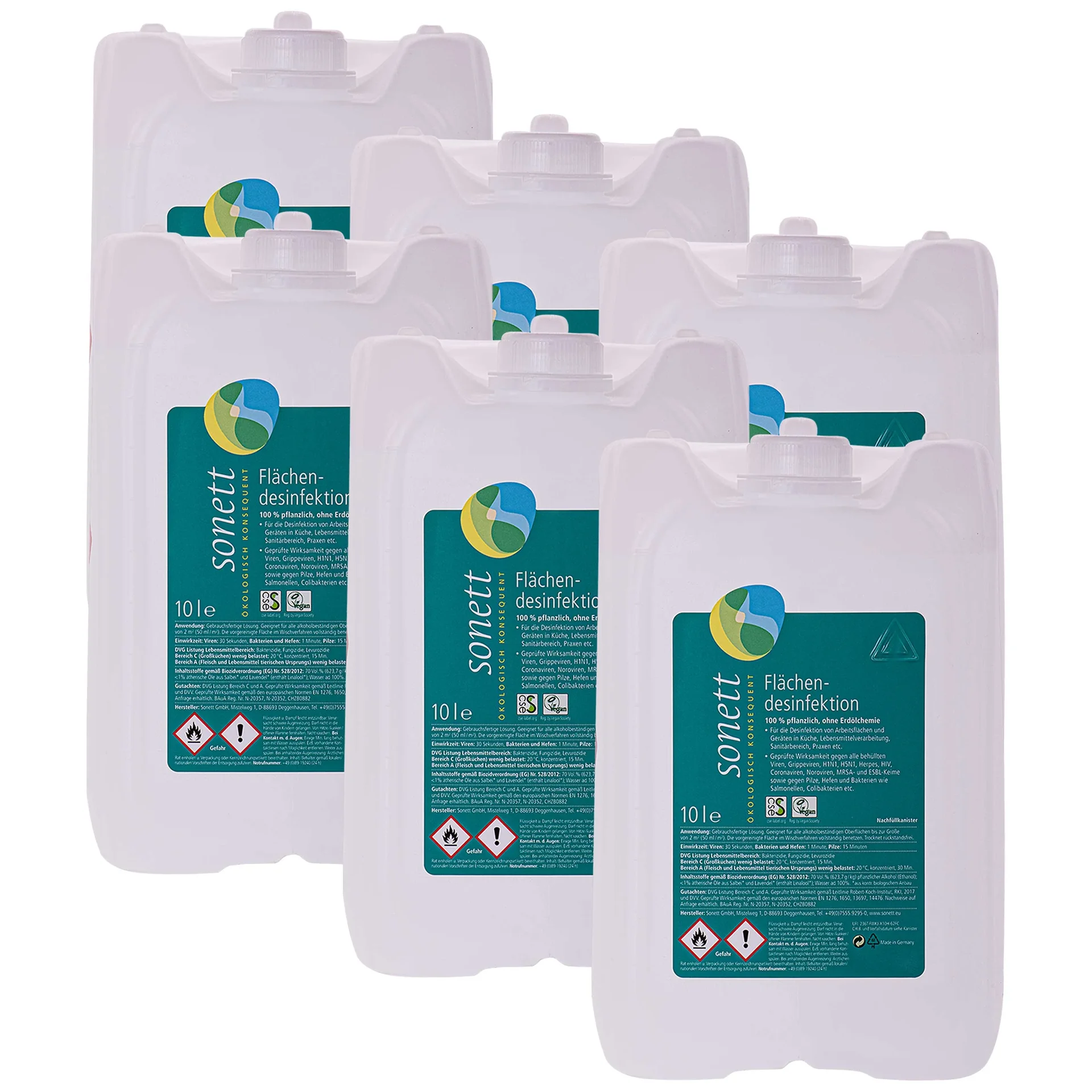 "Dífhabhtán Dromchla, Díghalrú, 6 x 10 Lítear, Sláinteachas Dromchla image"