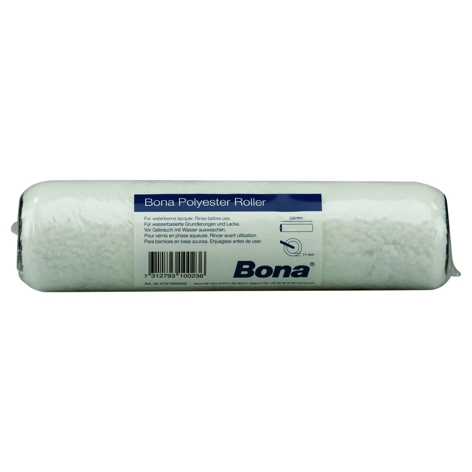 "Rollaire Bona SuperCoat 250 mm, Rollaire péinteála, Rollaire bán, Florhöhe 11 mm image"