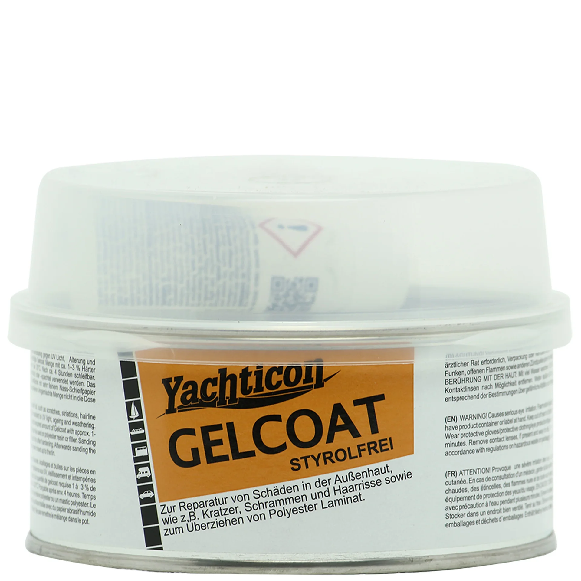 "Spachtóir gealchóta, Gealchóta RAL 9001, Spachtóir uachtar bán, 250g image"