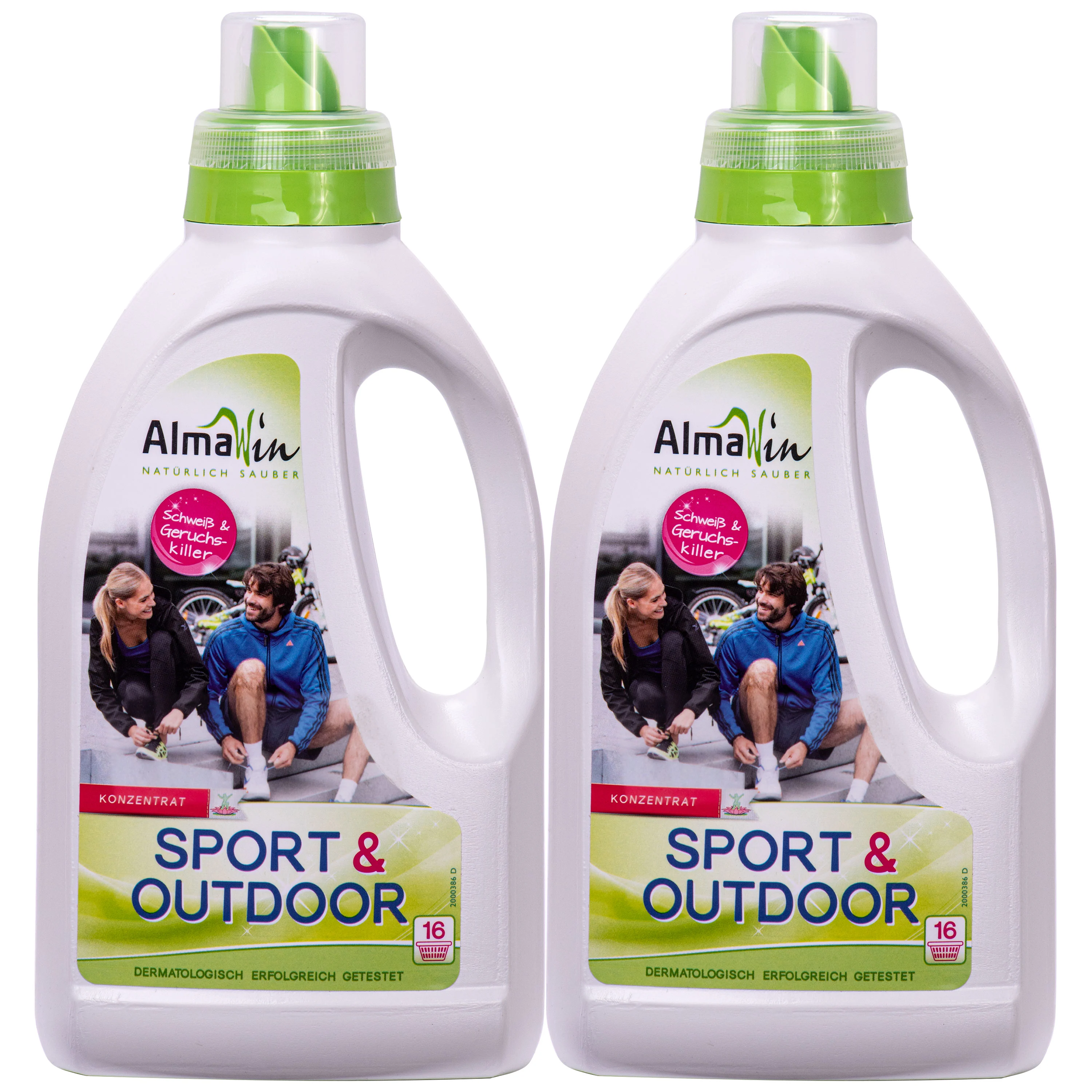 Glanadh spóirt, Níochán éadaí spóirt, Glanadh leachtach spóirt, 2 x 750 ml