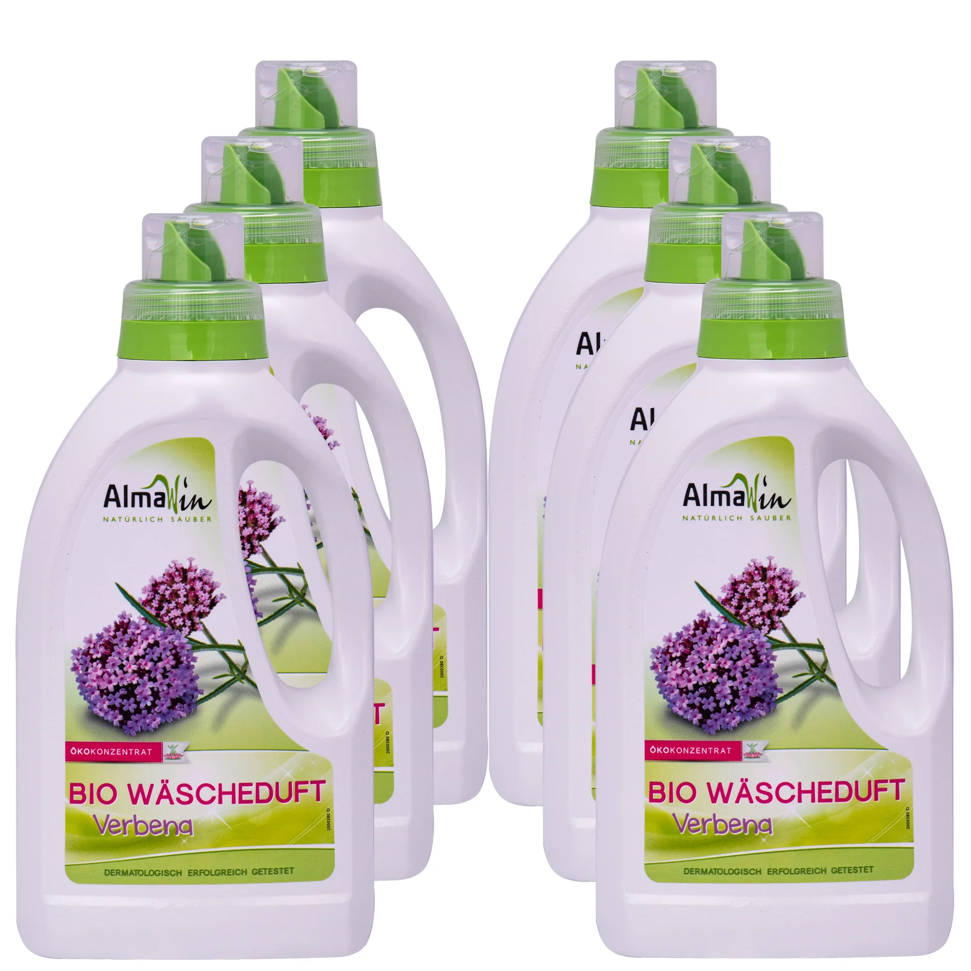 "Cumhrán níocháin verbena, 6 x 750 ml, boladh níocháin, cumhrán le haghaidh éadaí image"