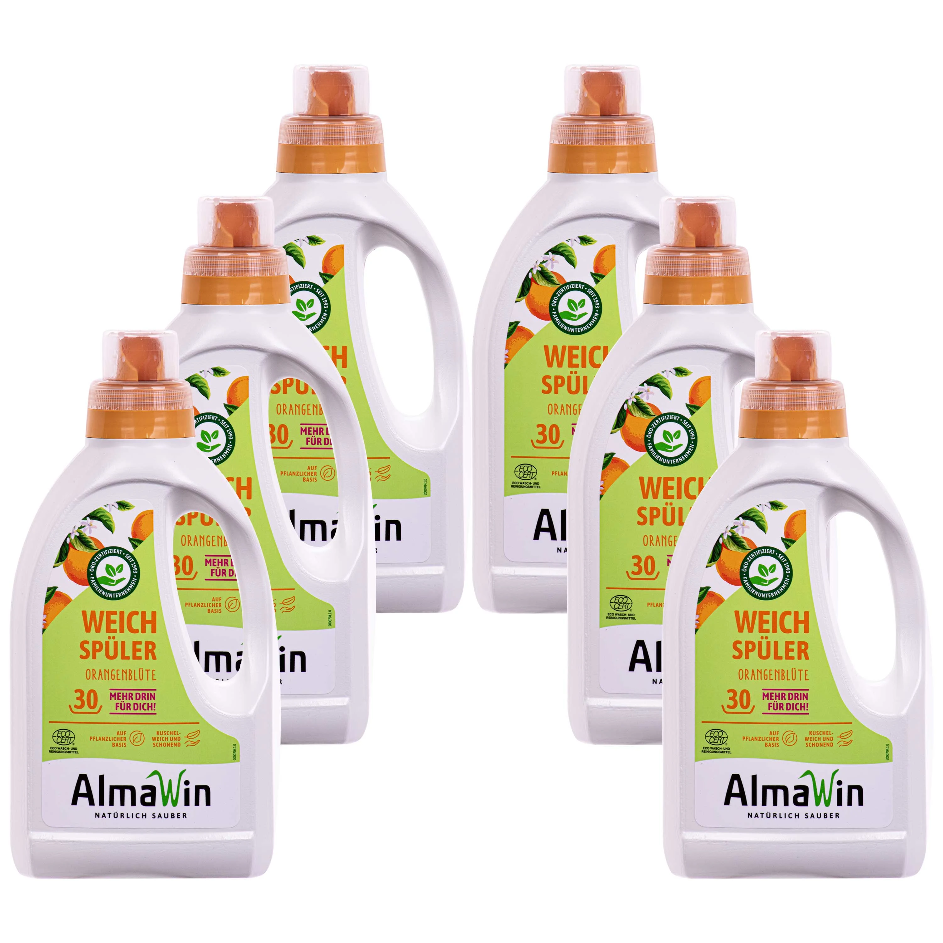 Maolaitheoir fabraice 6 x 750 ml, Cumhrán oráiste, Níochán éicea