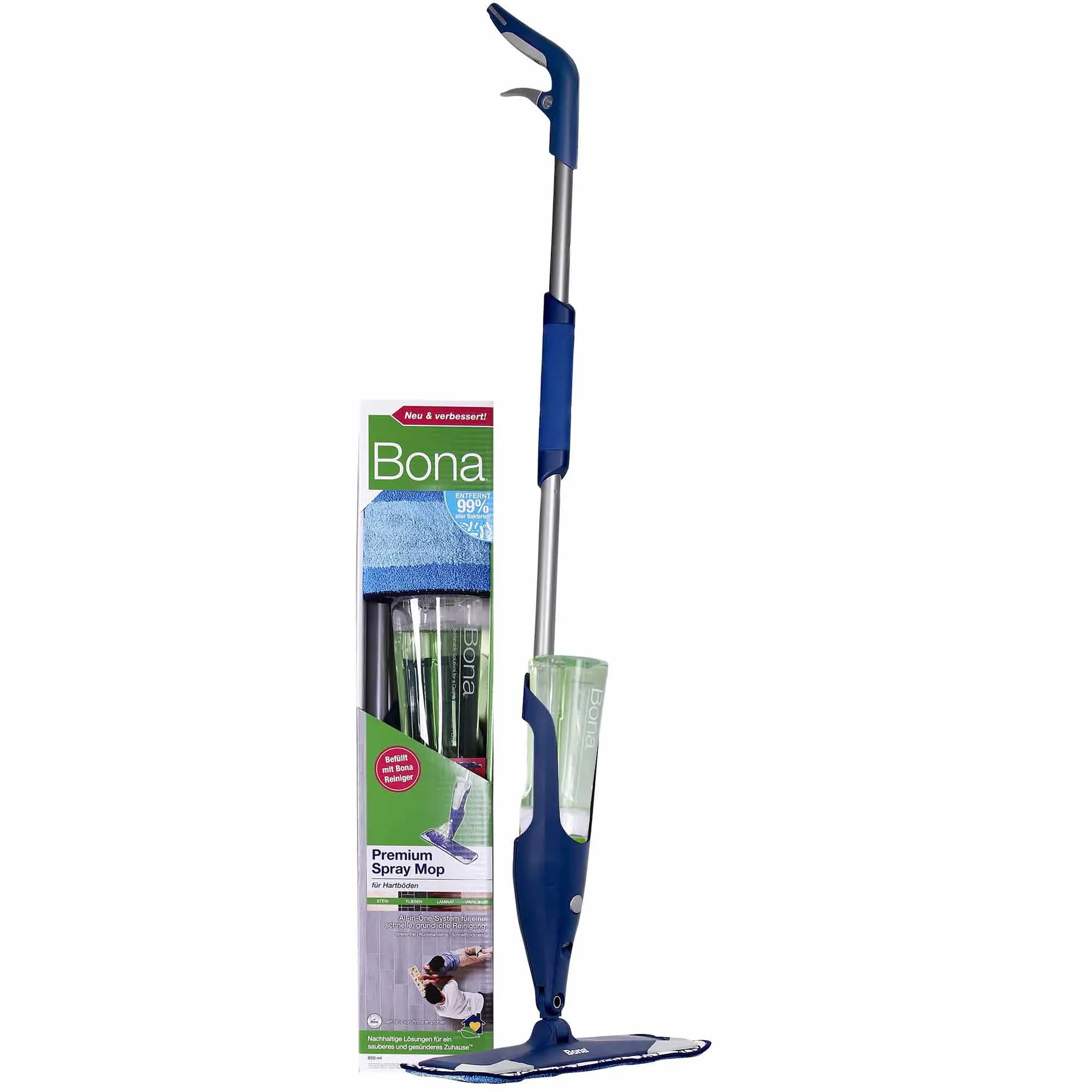 "Mop Spraeála, Mop le haghaidh Urlár Crua, Glanadh Urláir Tíleanna, Mop Urláir Lamináit image"