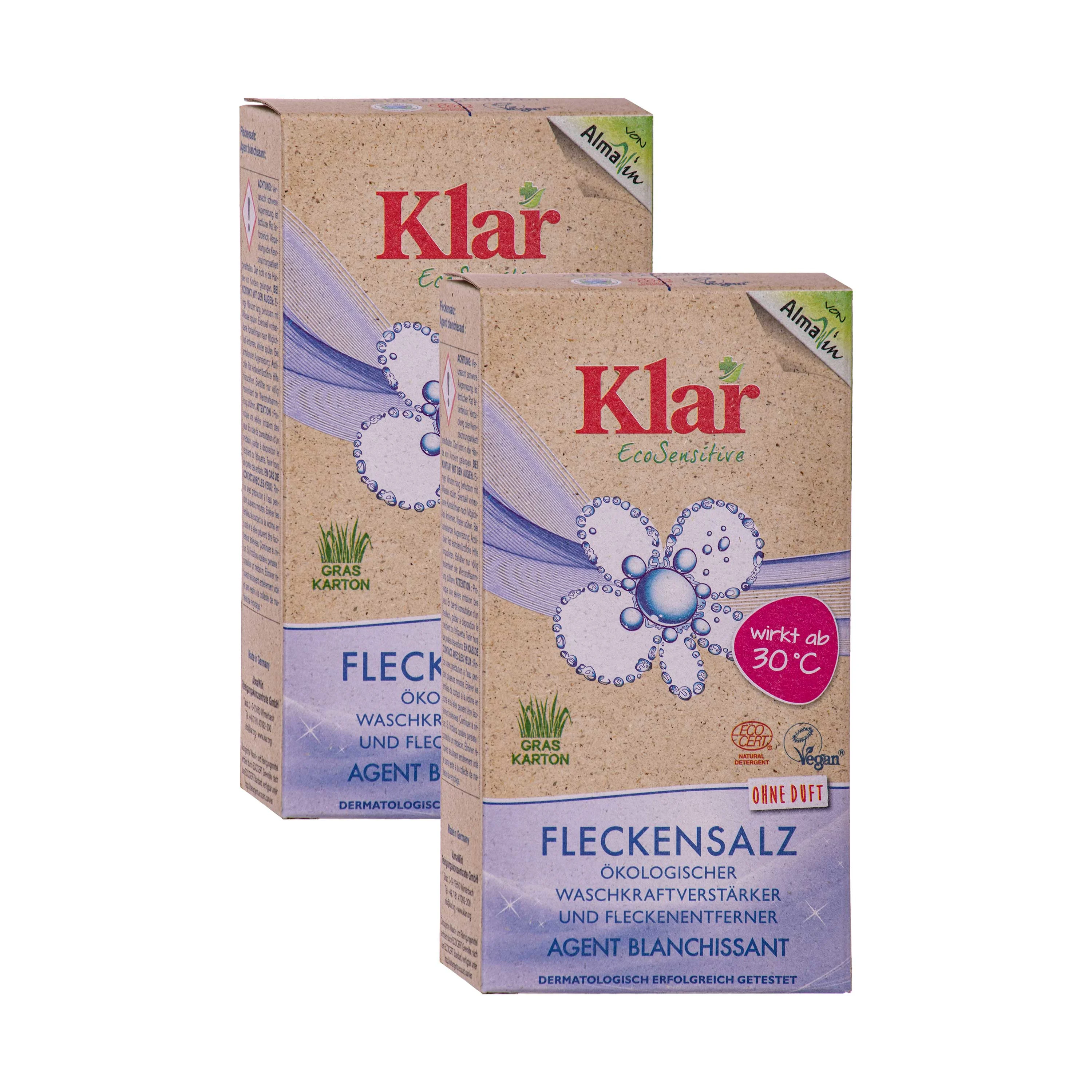 Salann stain, Fáil réidh le stains, Glanadh tí, 400 g x 2, Gan cumhrán