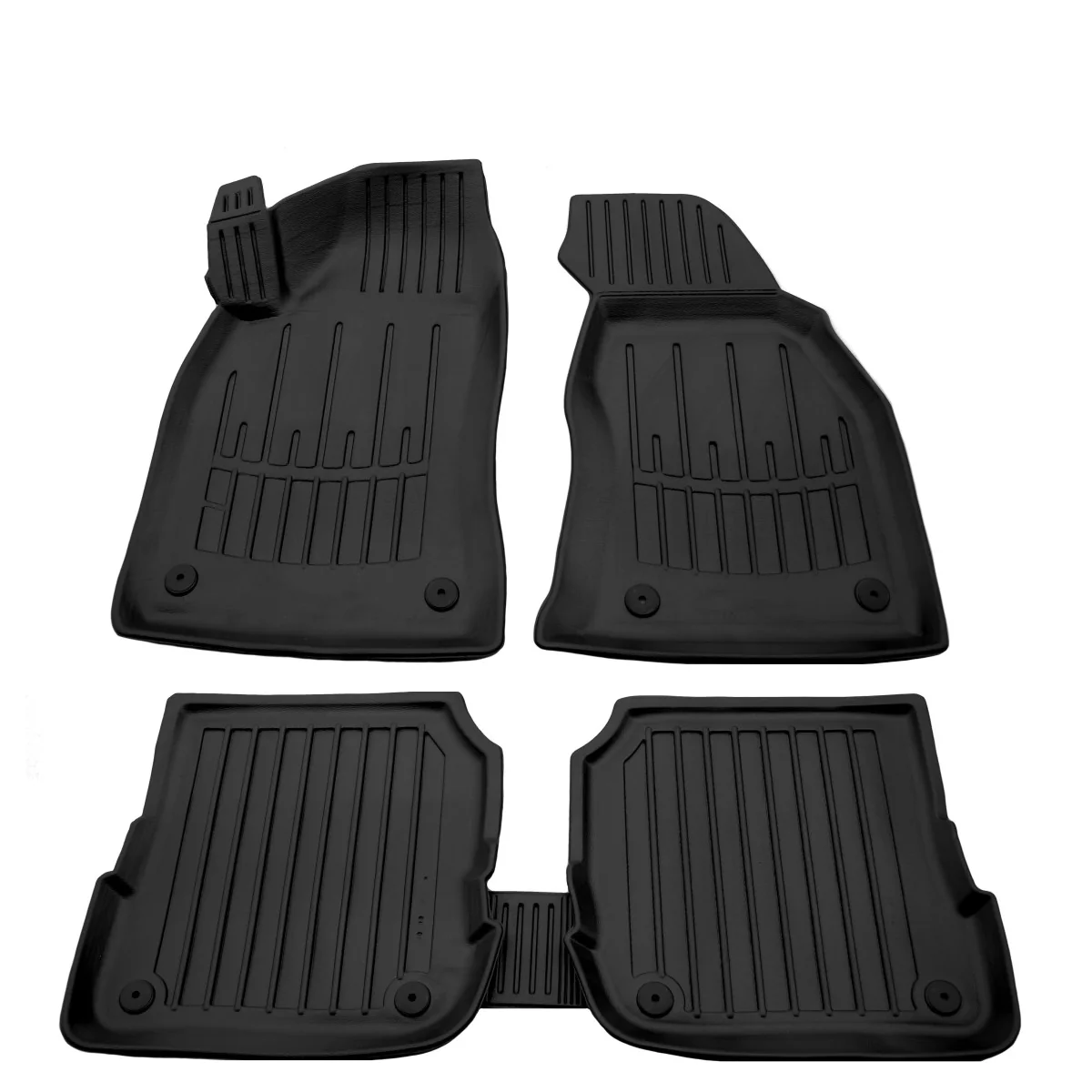 "Mataí urláir Audi A6 C5, mataí rubair 3D, mataí cairr 1997-2004, mataí urláir gluaisteáin image"