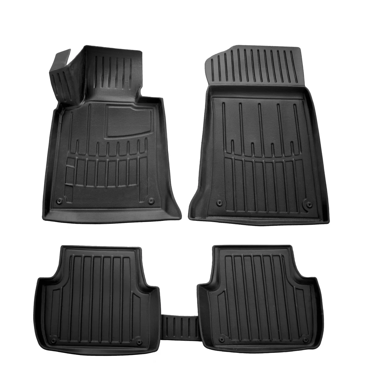 "Mataí urláir 3D polúireatán do BMW 3 (E46) (1998-2006), feistithe go beacht image"
