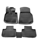 Mataí rubair BMW X4 G02, mataí urláir rubair 3D, cosaint urláir BMW X4, 35 mm taobh ard