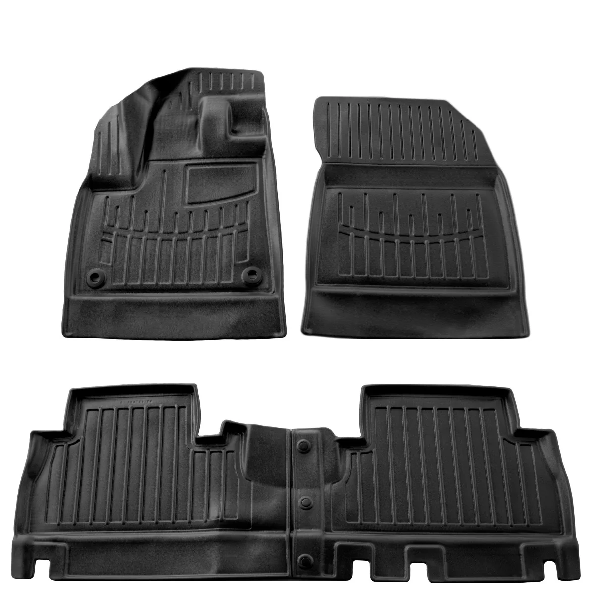 "Mataí urláir auto, mataí urláir rubair 3D do FIAT Doblo (K9) 2022+ le lann an láimhe, uiscedhíonach image"