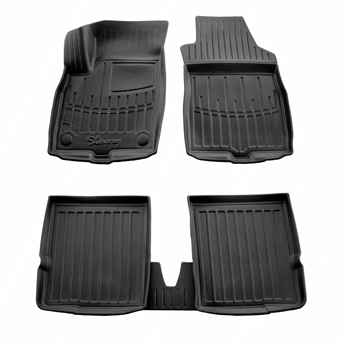 "Mataí urláir uathoibríoch do FIAT Panda II (169) (2003-2012), 3D, saincheaptha image"