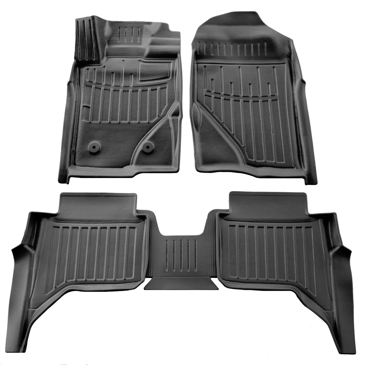 "Mataí urláir rubair, Mataí rubair carranna, 3D do FORD Ranger (P703) (2022-...), mataí saincheaptha polúireatán image"