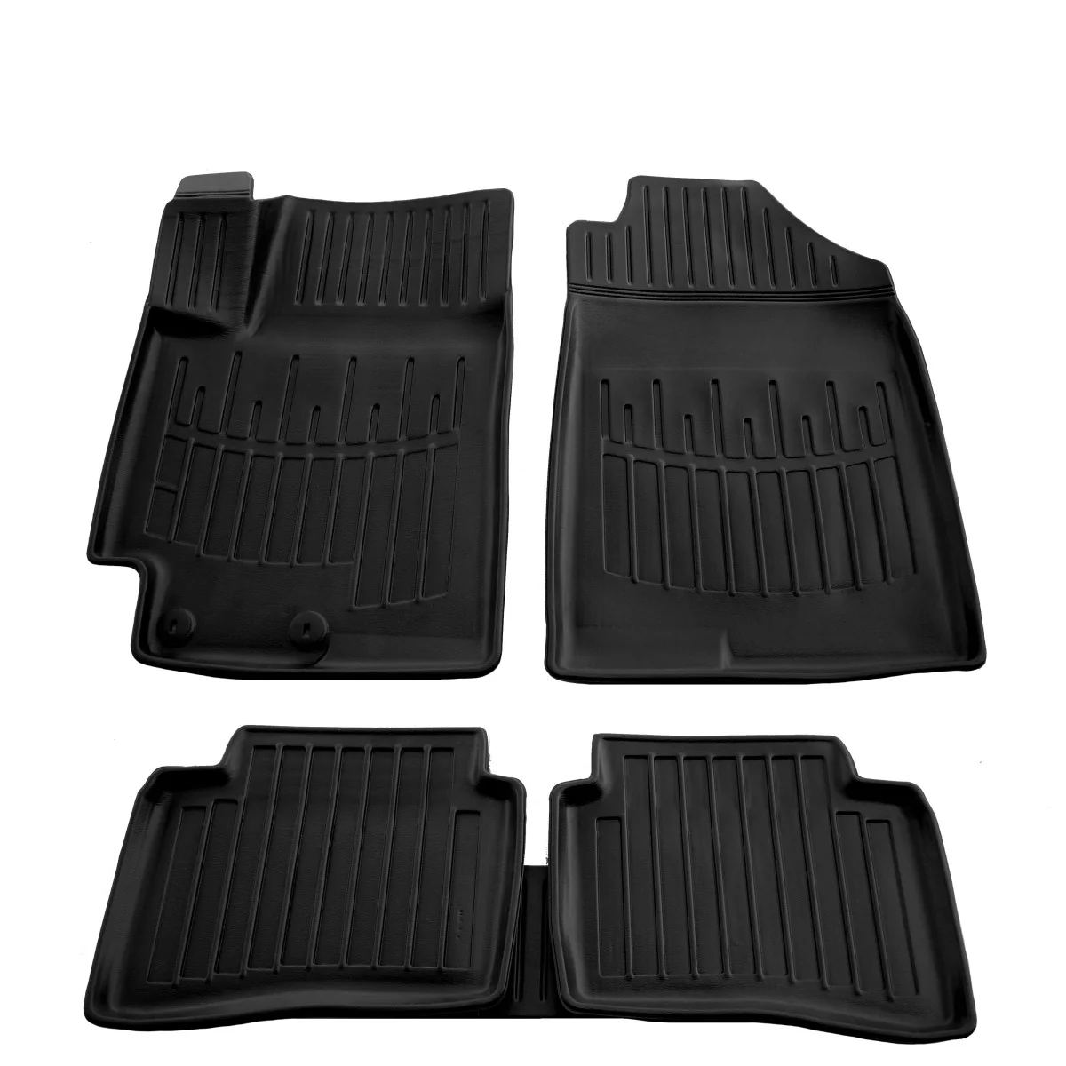 "Mataí urláir rubair 3D, oiriúnach do Hyundai Accent (HC) 2017+ - polúireatán image"