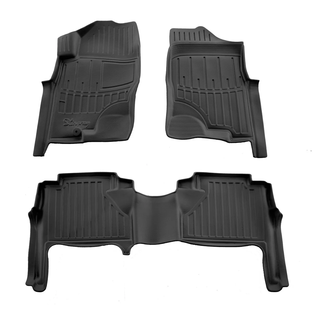 "Mataí urláir 3D do NISSAN Navara (D40) (2005-2010), mataí carranna saincheaptha image"