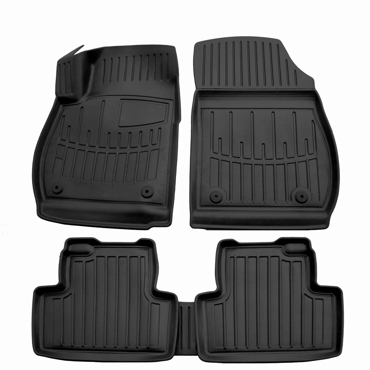 "Mataí urláir carranna, Mataí rubair 3D, do OPEL Zafira Tourer C (2011-2019), mataí carranna saincheaptha, le imeall ard image"