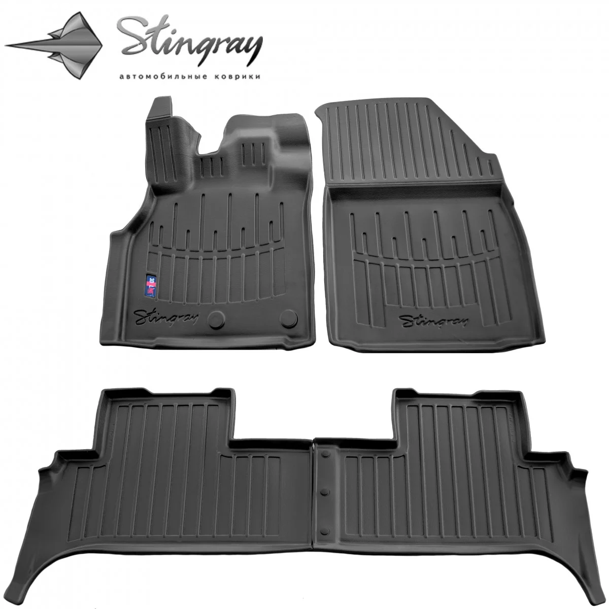 "3D Gummimatten, Renault Scenic III (2009-2016), ard-imeall, polúireatán image"