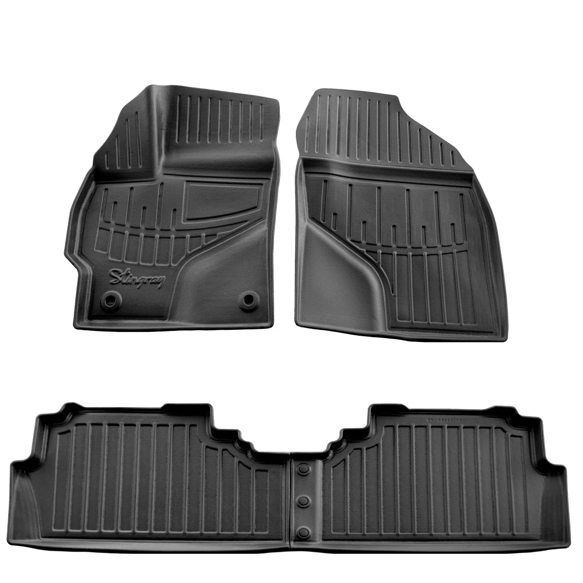 "Mataí urláir auto, mataí rubair 3D, saincheaptha, do TOYOTA Prius V (2011-2015), Polyurethan image"